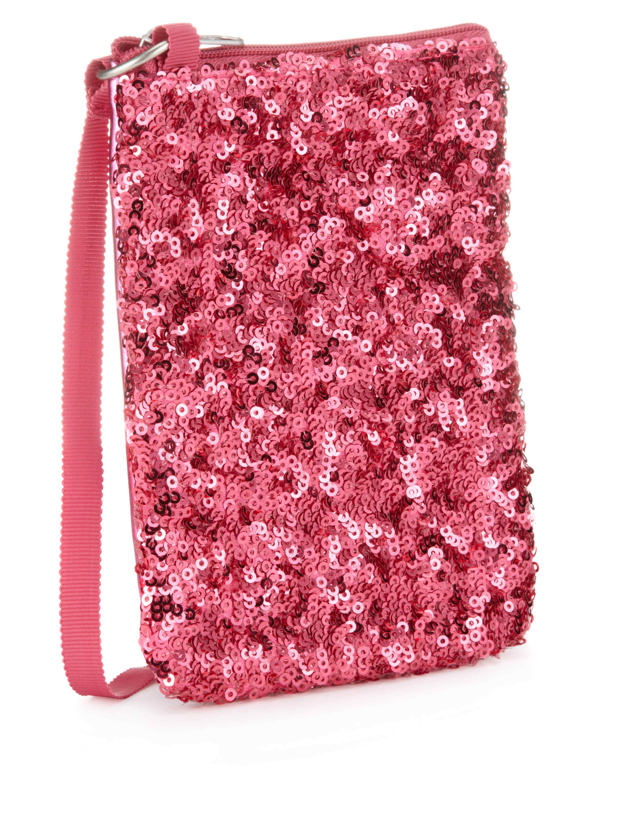 2pcs Mini Sequin Handbag Purse - PU Leather Coin Purse & Phone Holder, Compact Wallet For Daily Use, Silver