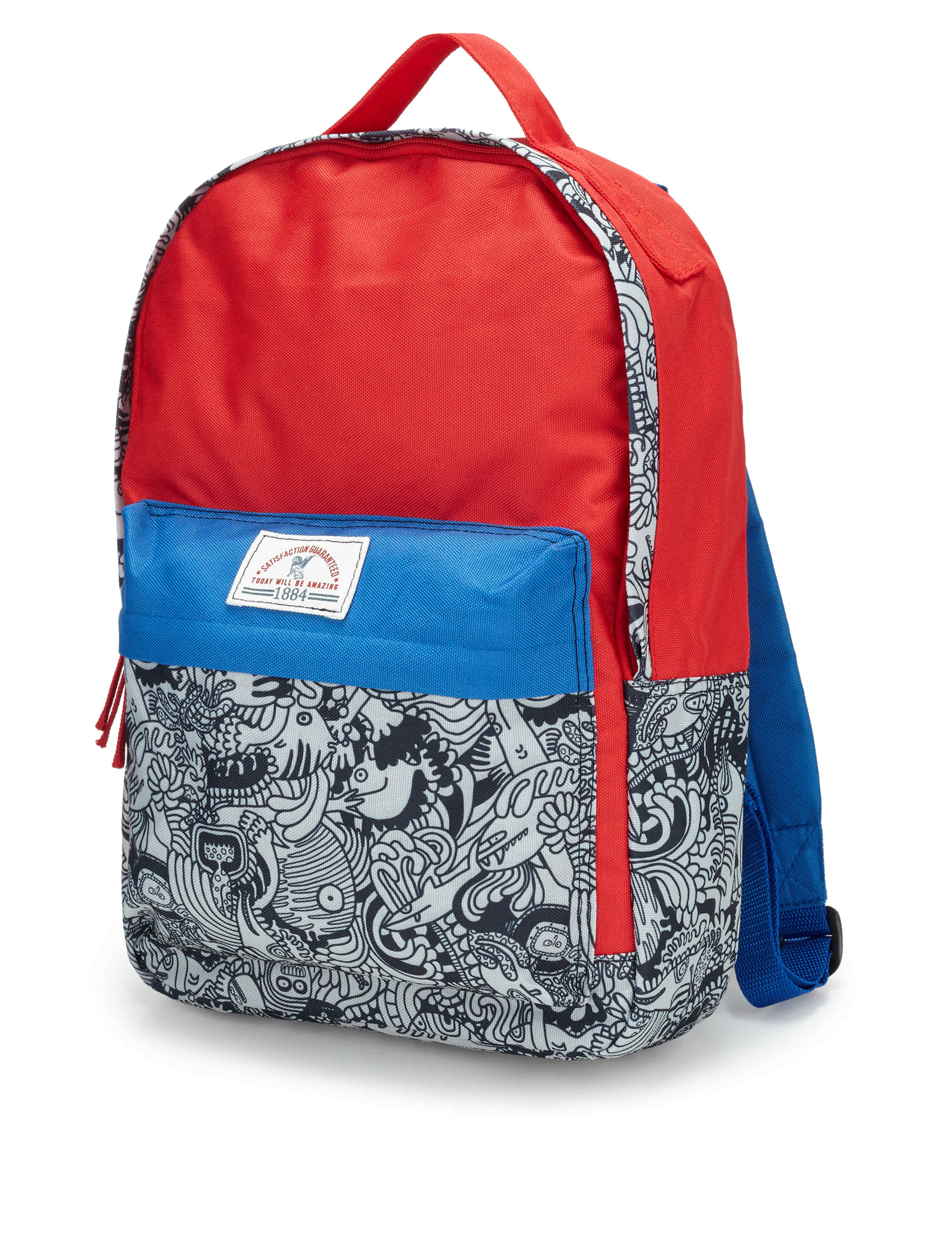 Kids' Abstract Print Rucksack | M&S