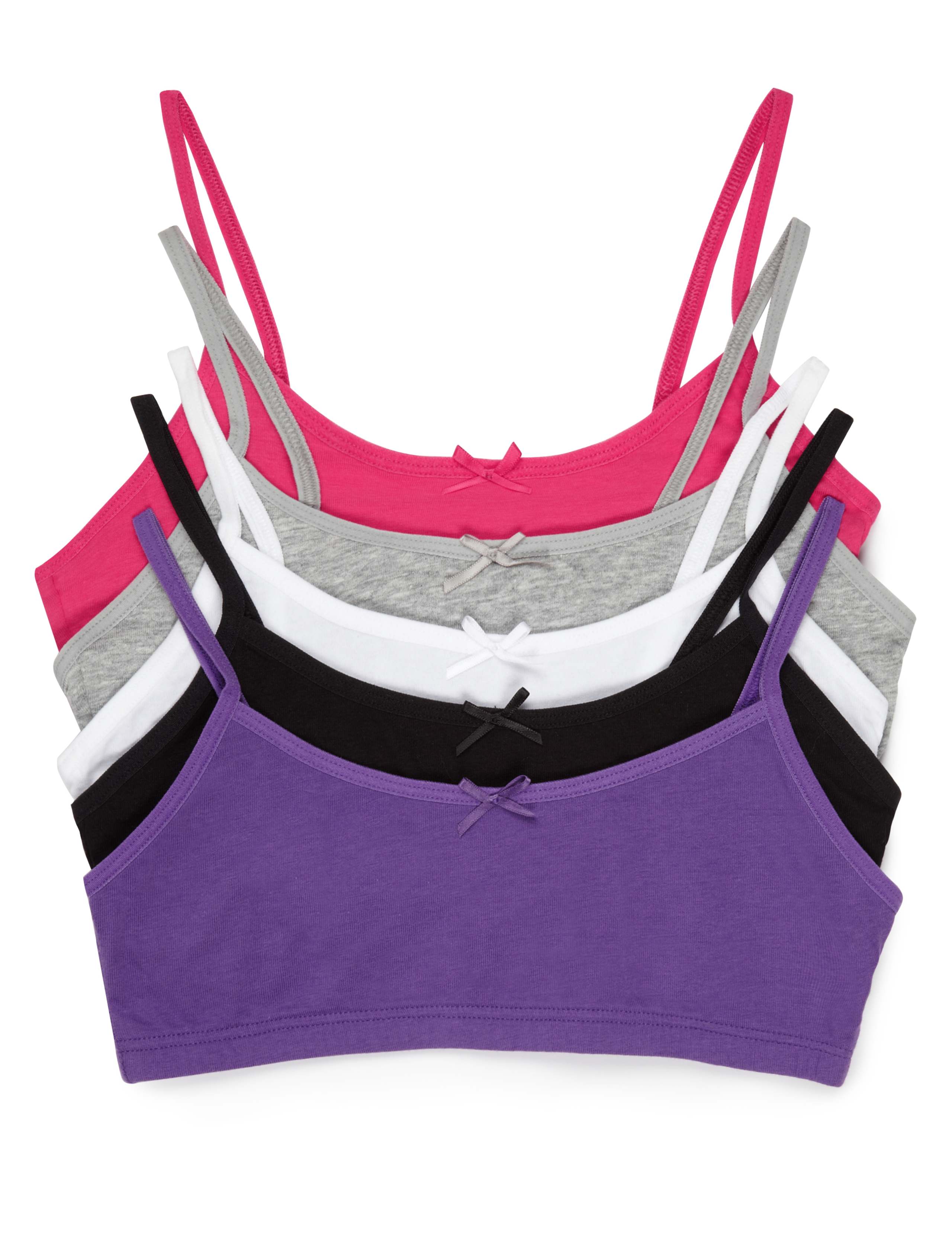 Cotton Rich Assorted Crop Tops (7-16 Years) 1 of 2