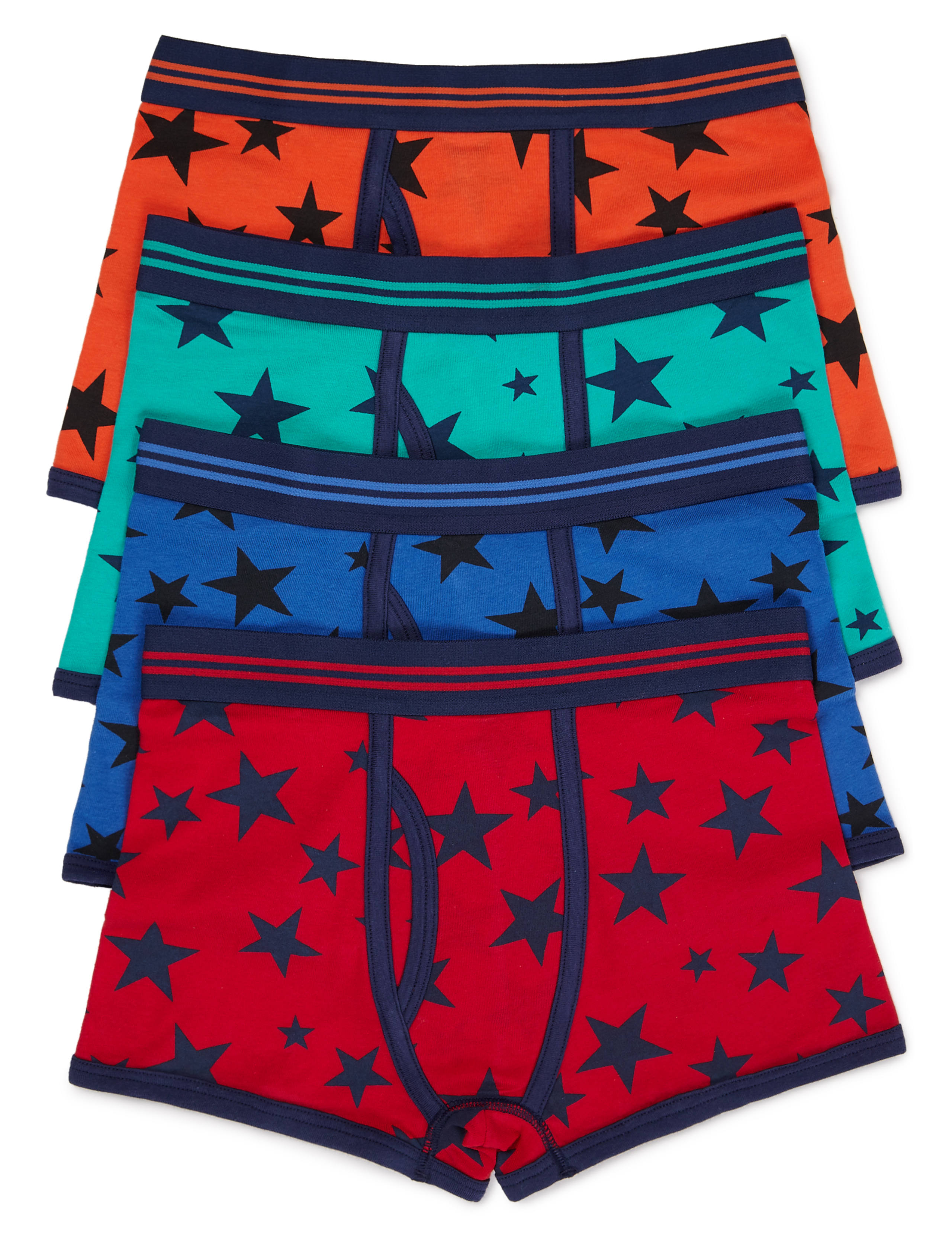 Cotton Rich Star Print Trunks (6-16 Years) 1 of 1