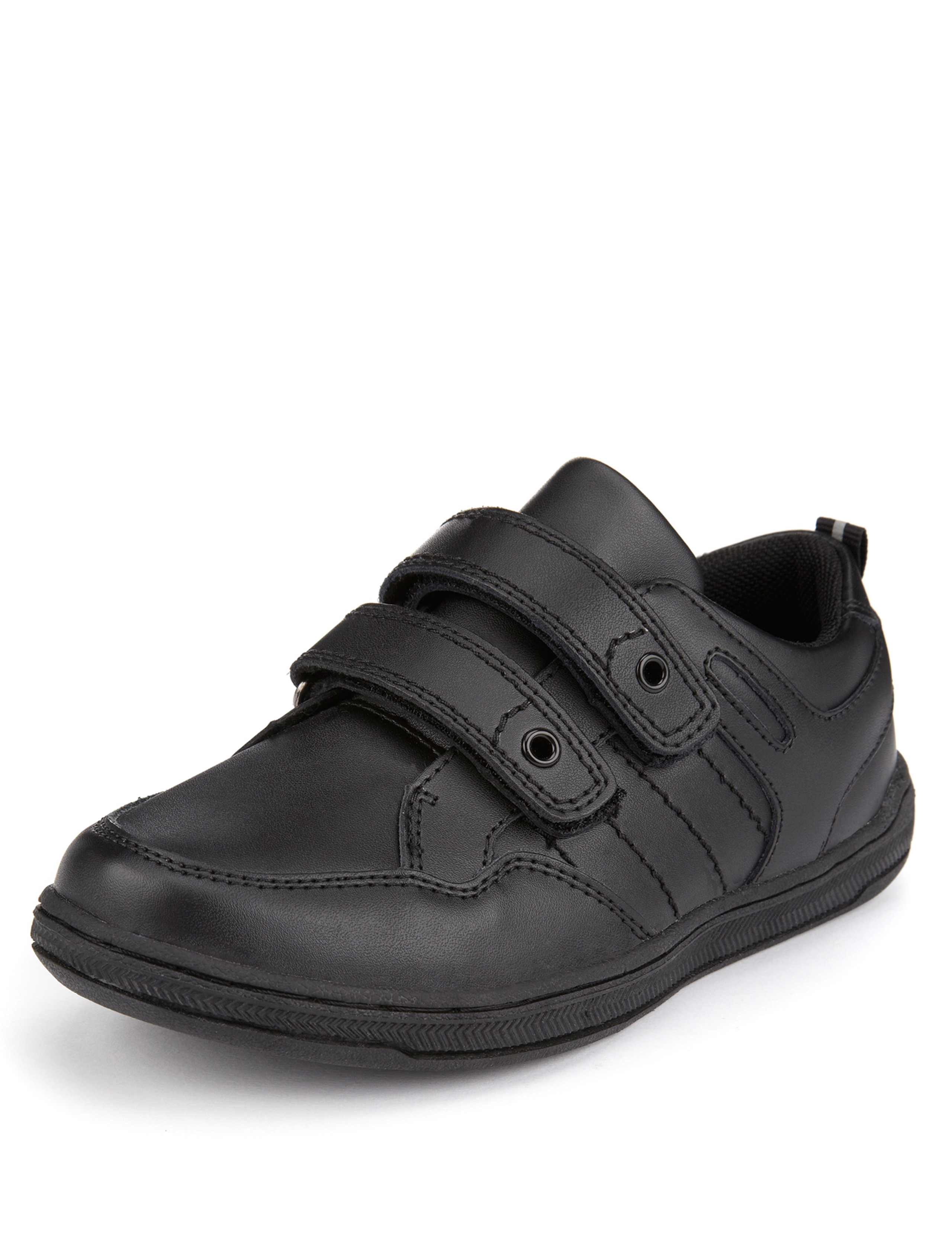 Coated Leather Cupsole Riptape Shoes (Younger Boys) 1 of 4