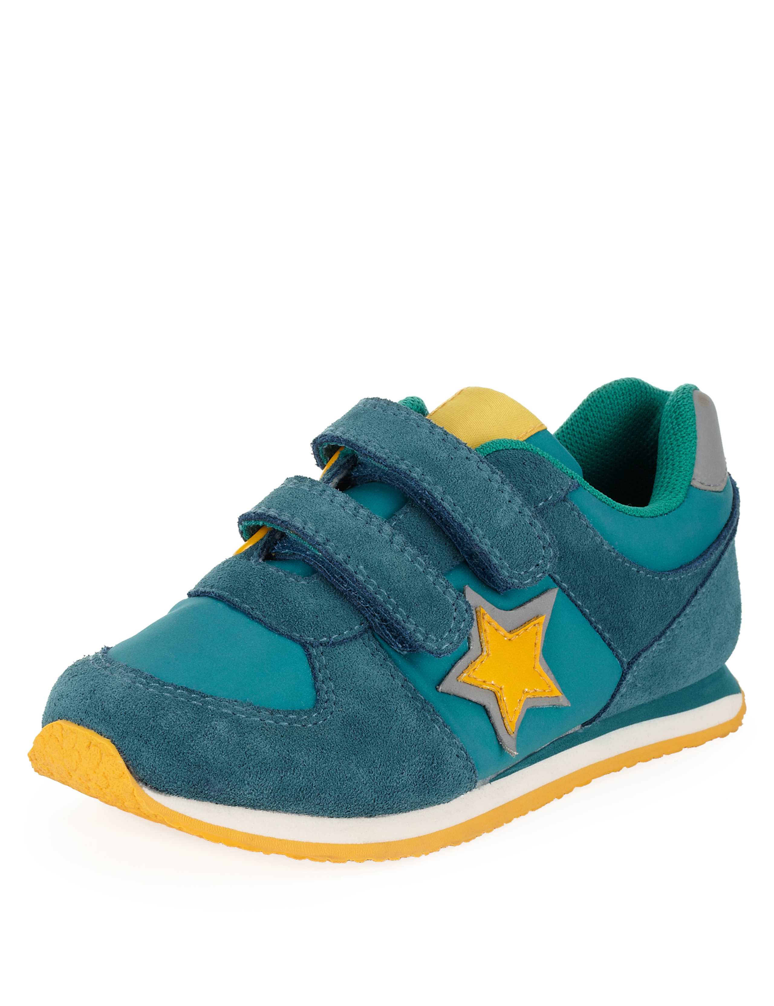 Kids' Suede Retro Riptape Trainers 1 of 5
