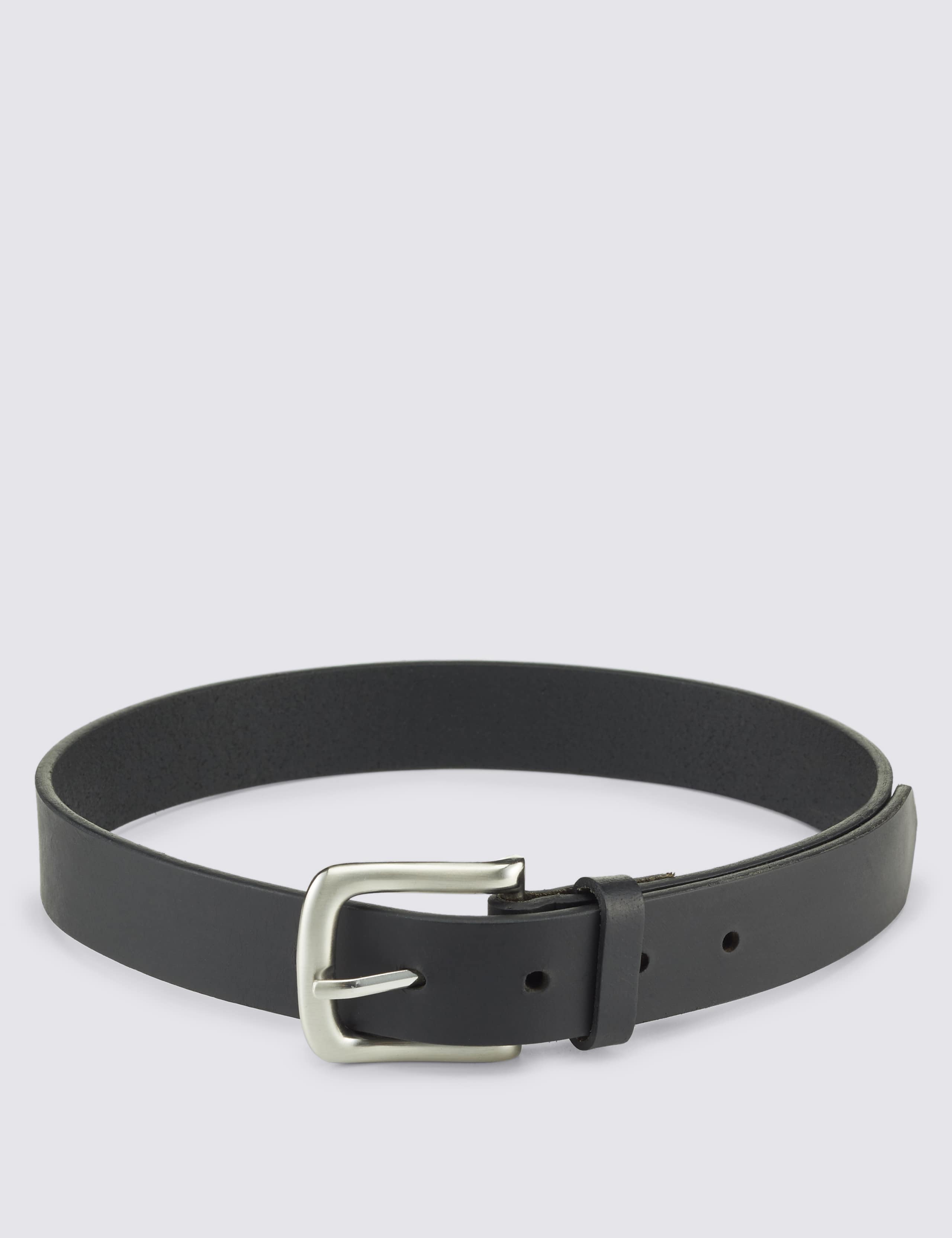 Kids' Leather Square Buckle Belt 1 of 1