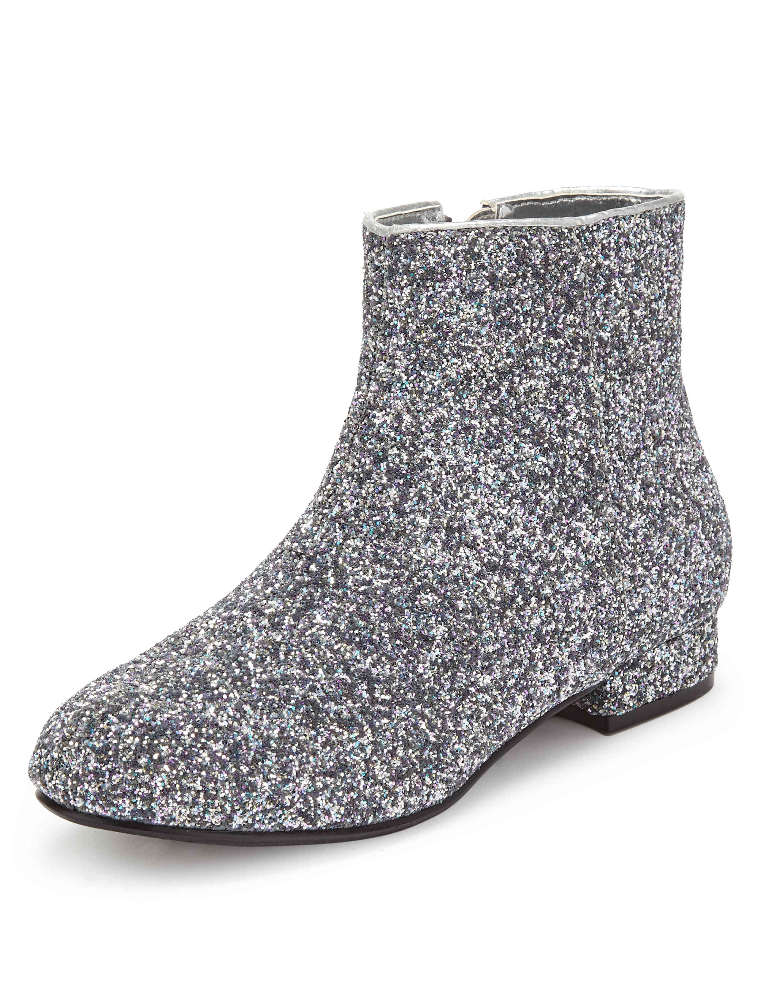 Glitter Effect Ankle Boots 1 of 5