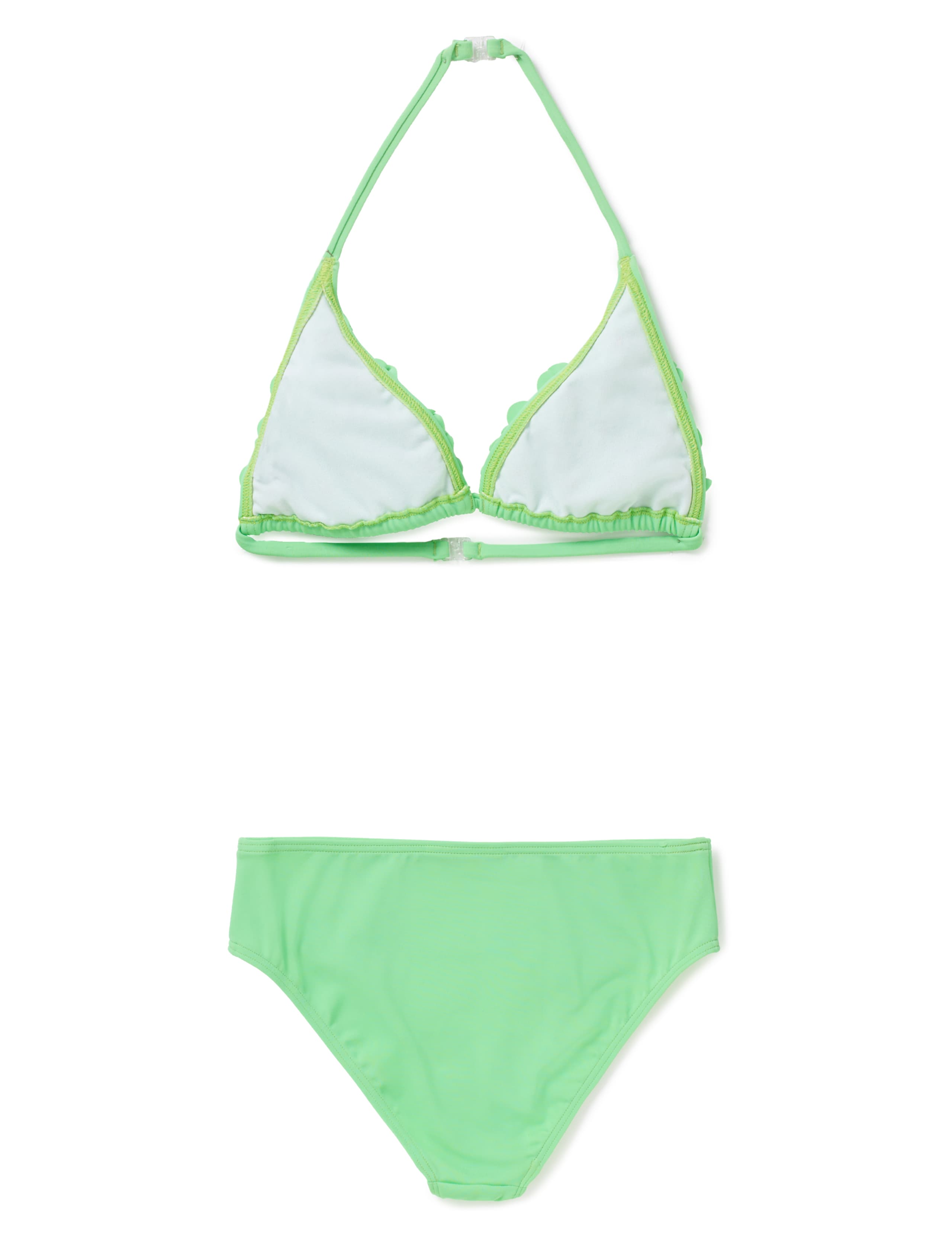 Chlorine Resistant Lycra® Xtra Life™ Halterneck 3D Floral Bikini (5-14 Years) 2 of 3