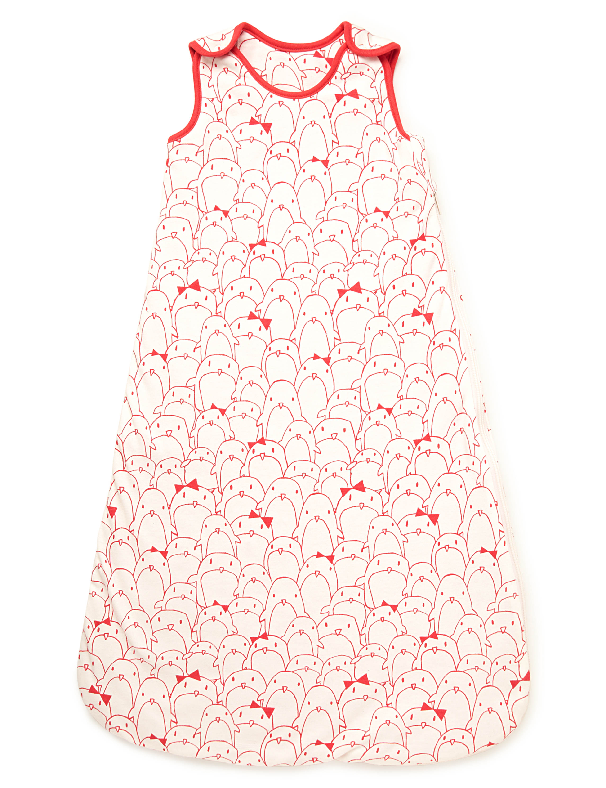 Pure Cotton Owl Print 2.1 Tog Sleeping Bag 1 of 3