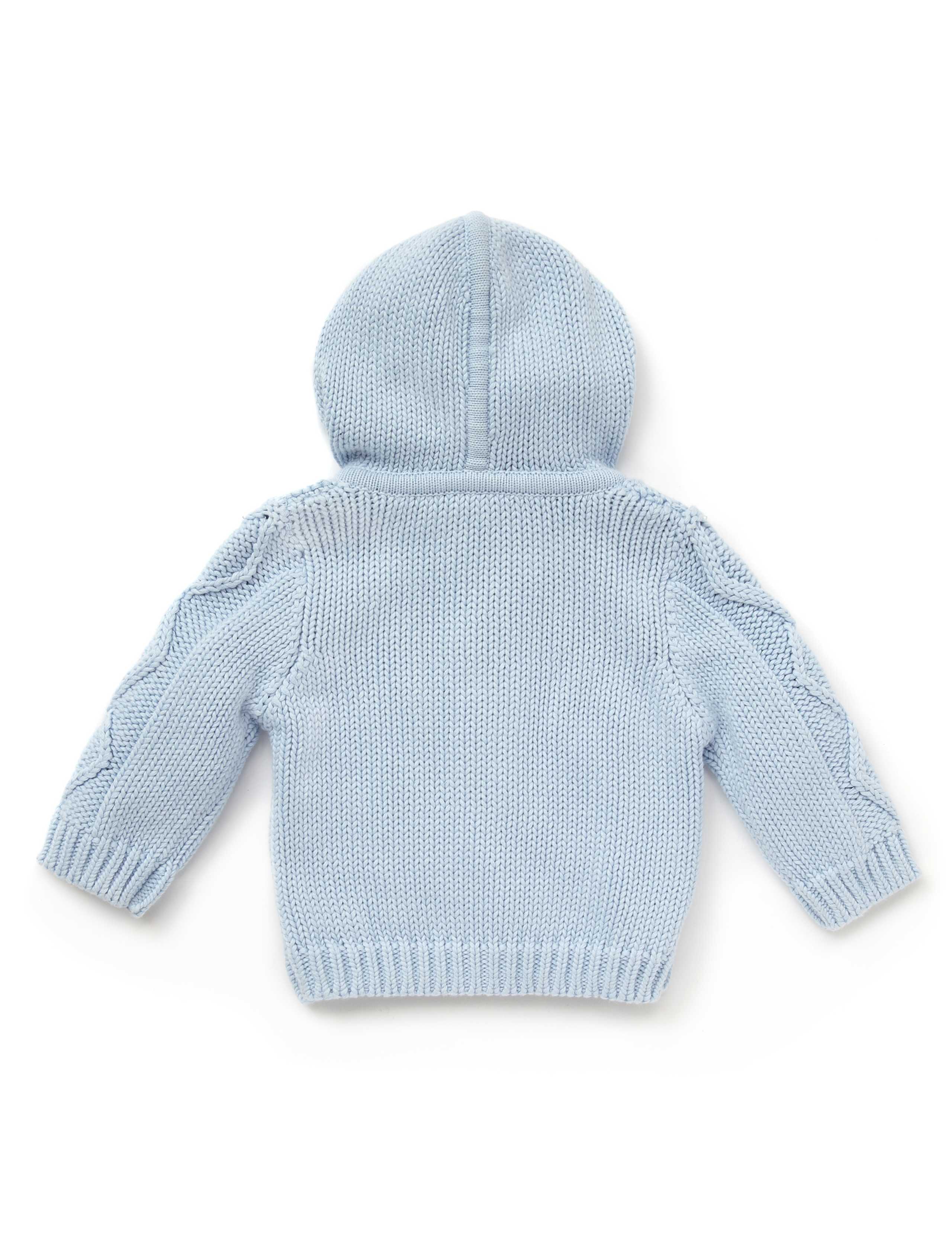 Pure Cotton Cable Knit Cardigan 2 of 3