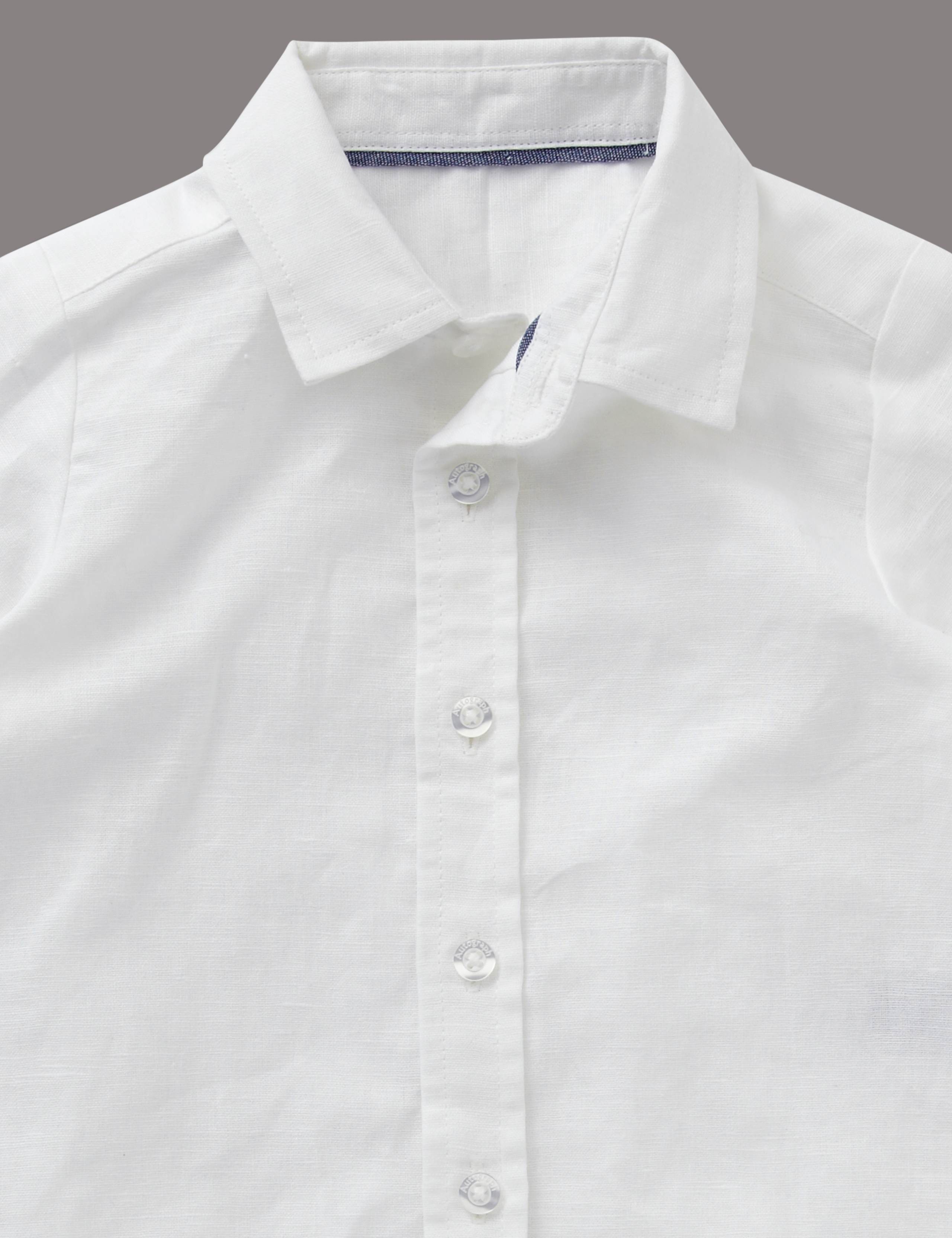 Linen Blend Christening Waistcoat Outfit 5 of 5