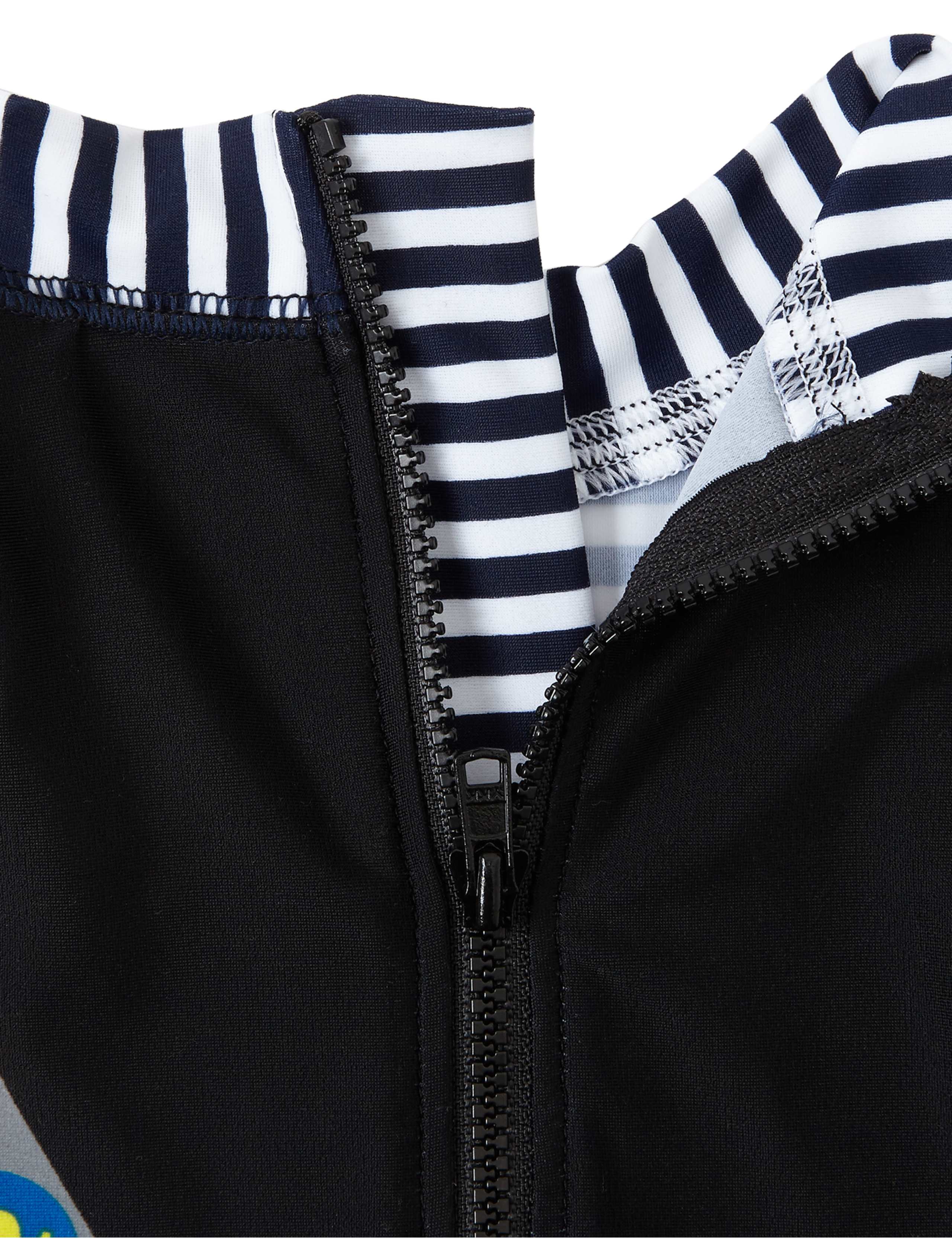 Chlorine Resistant Lycra® Xtra Life™ Safe in the Sun Quick Dry Striped Pirate Swimsuit (1-7 Years) 3 of 3