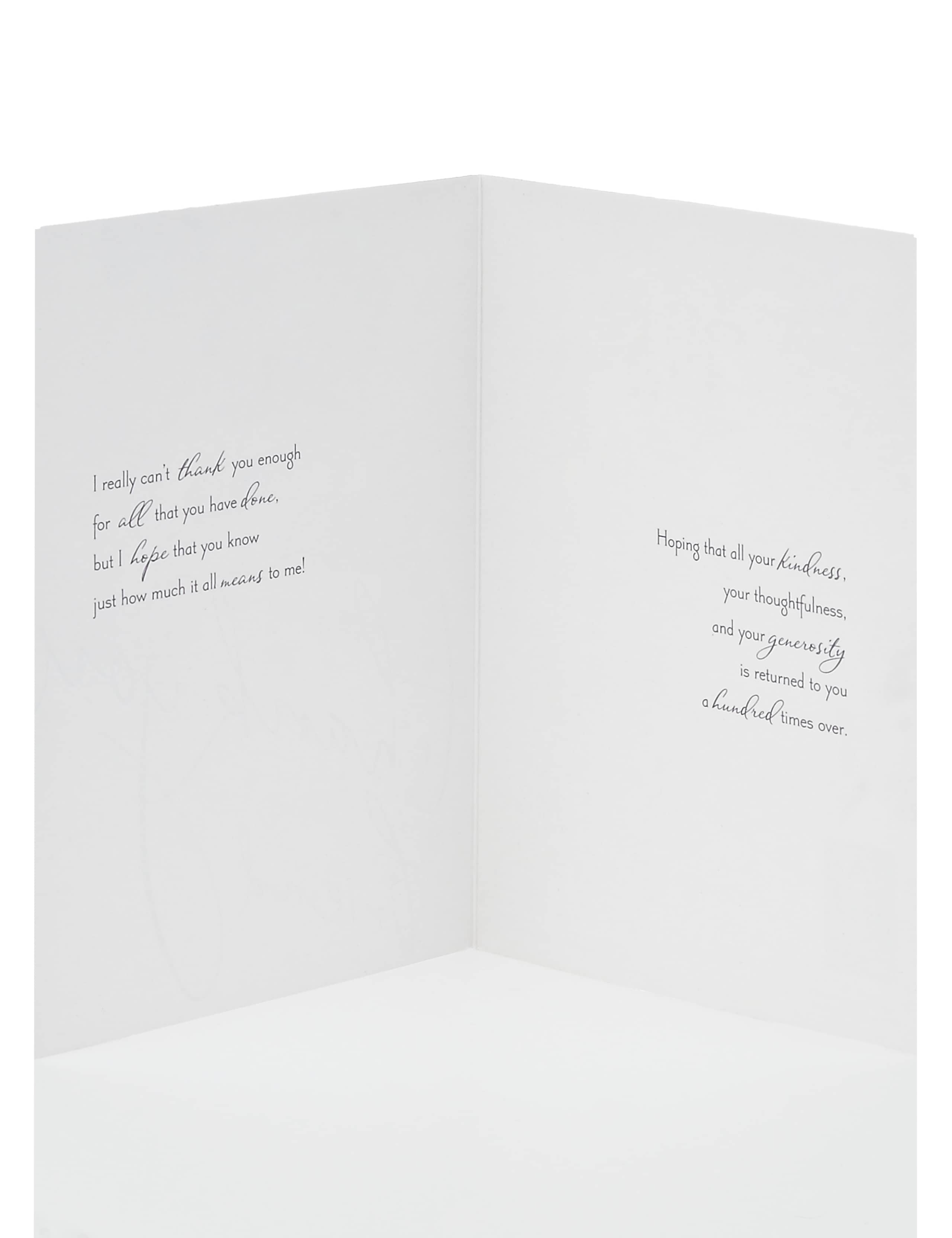 Friend Floral Thank You Card 2 of 2