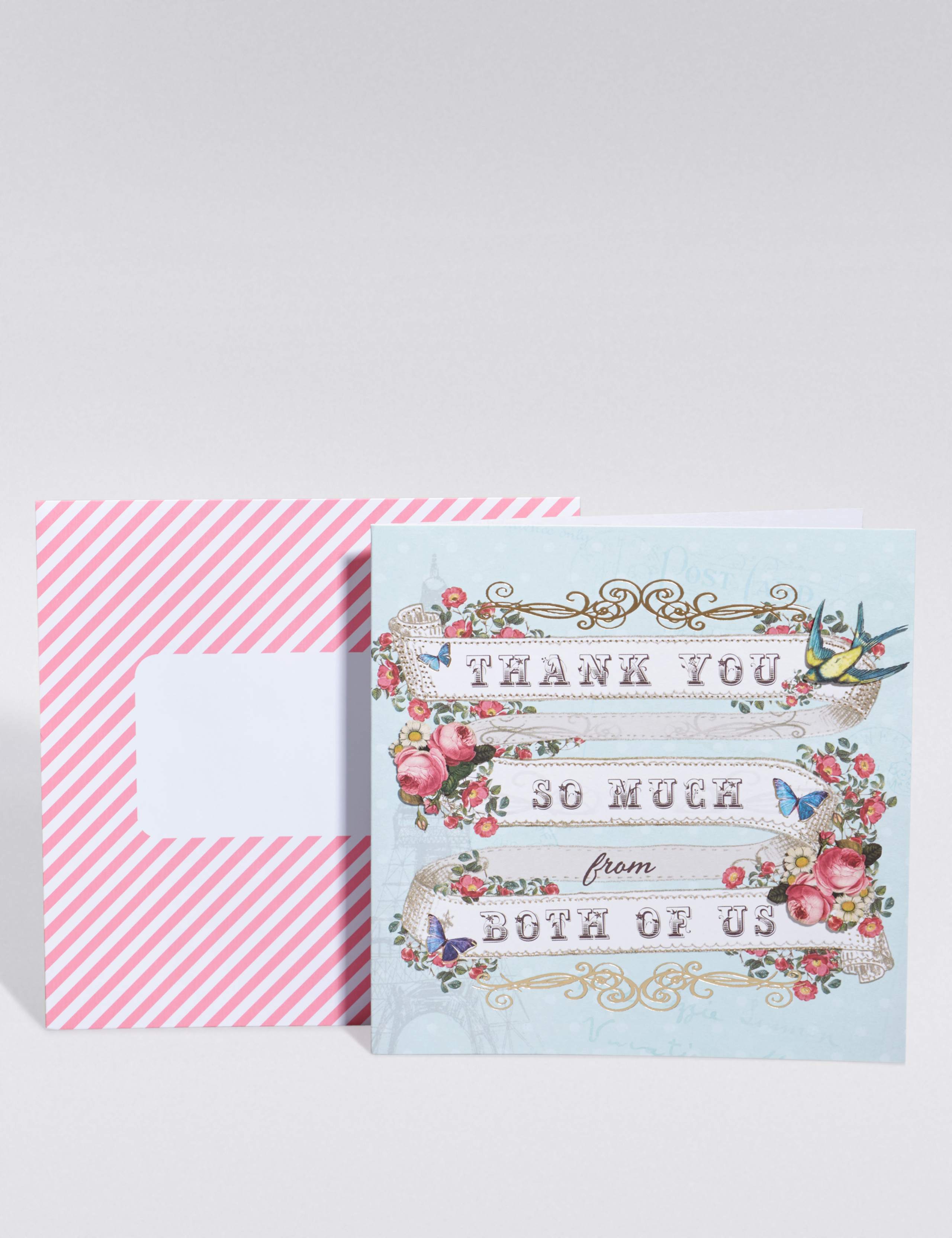 Both of Us Thank You Card 1 of 3