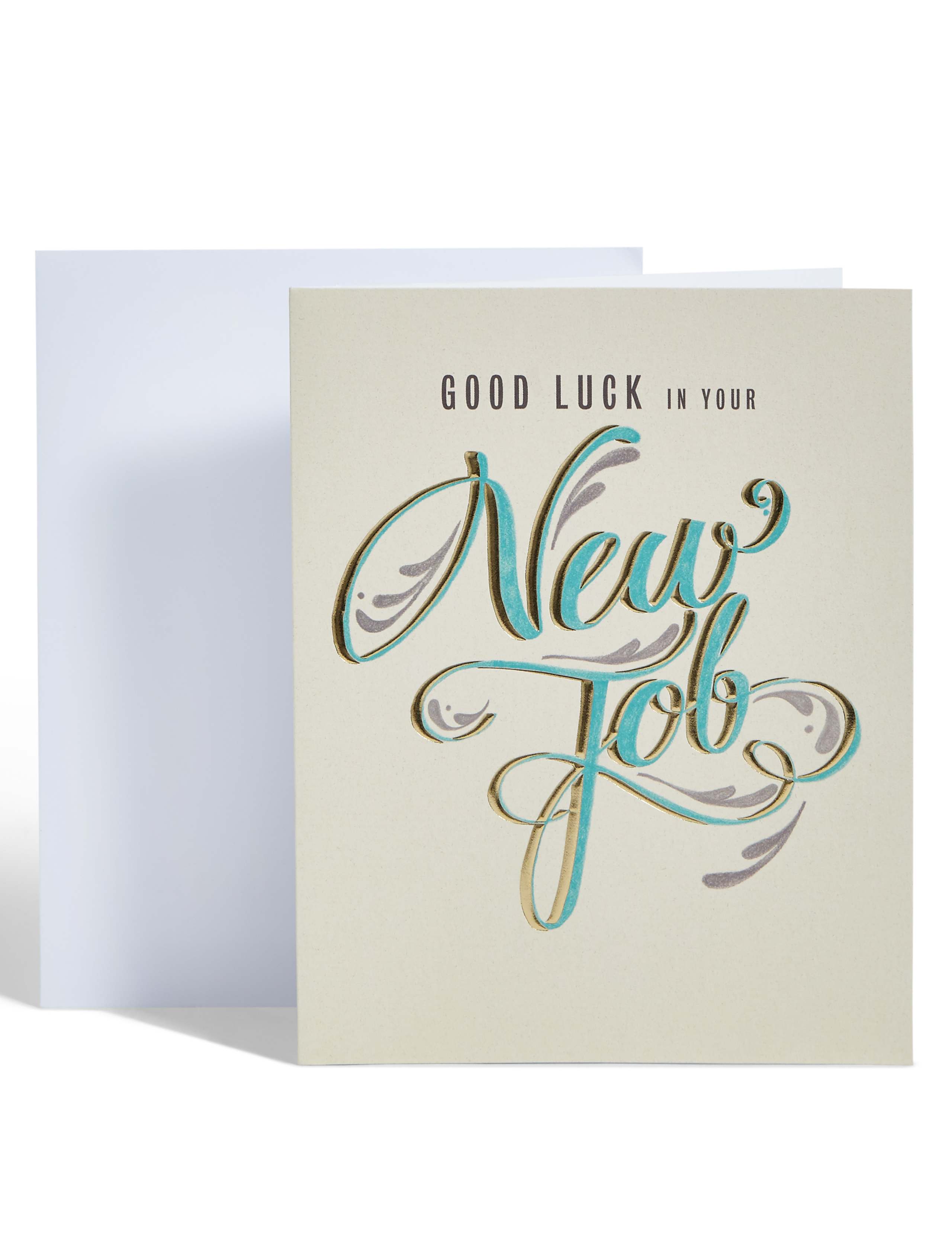 Glitter Text New Job Card 1 of 2