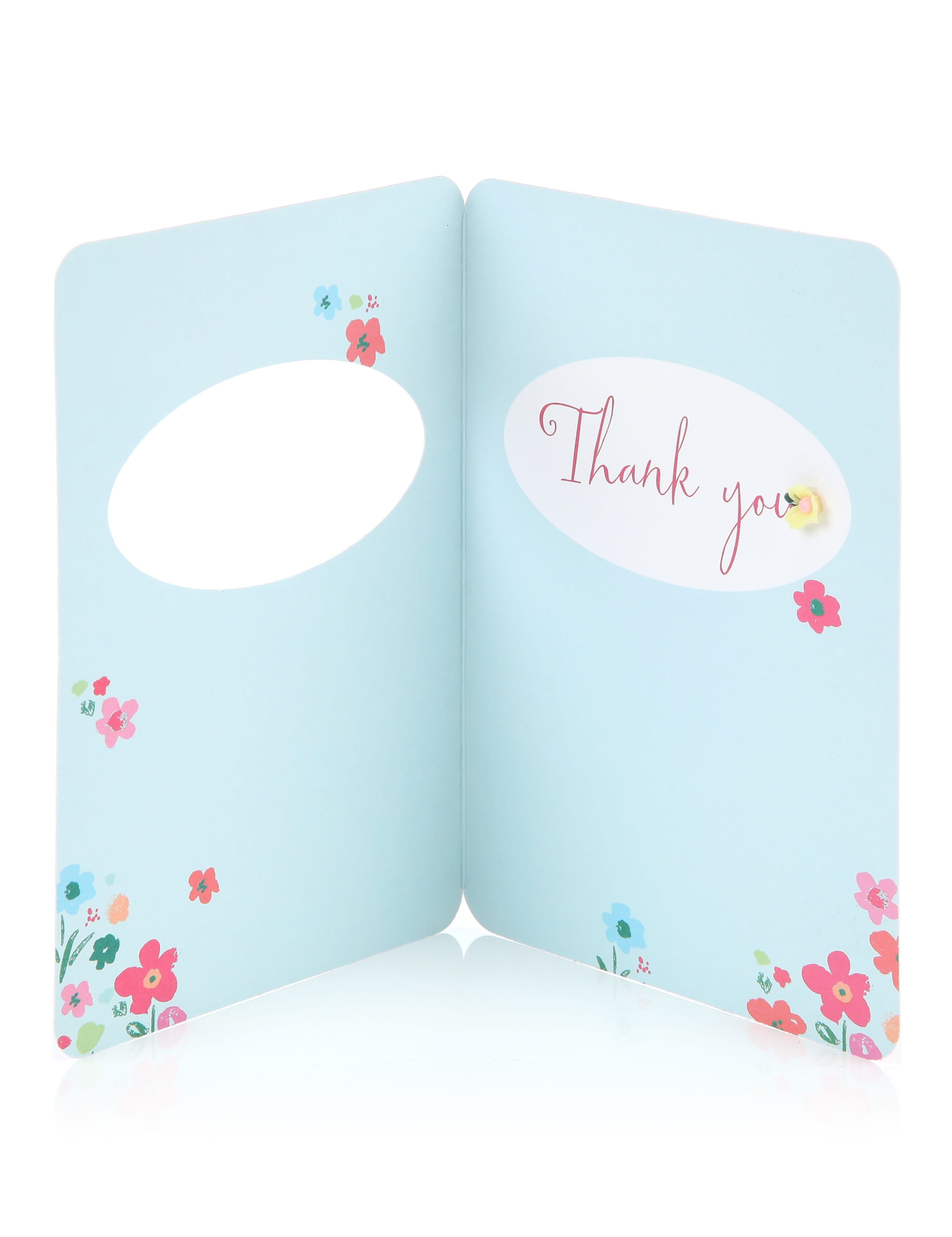 Floral Thank You Greetings Card 2 of 2