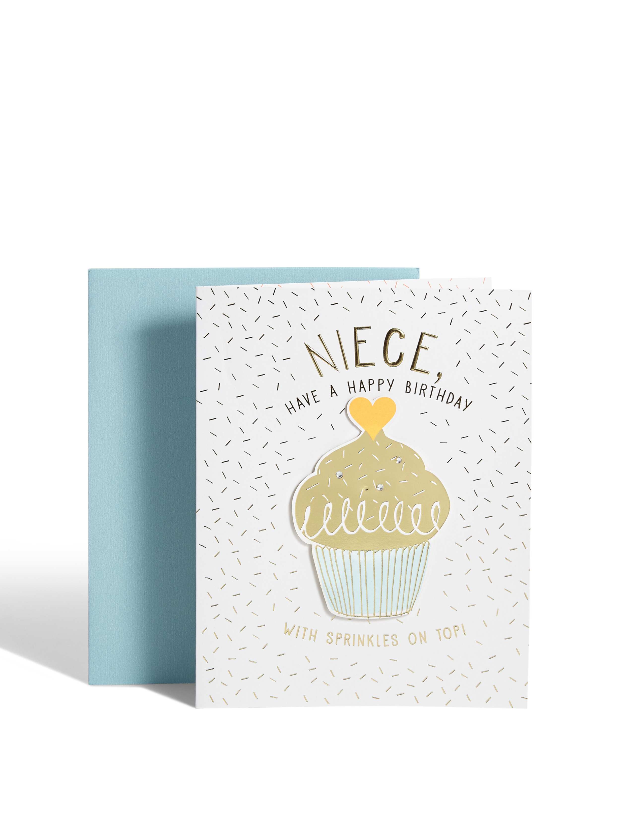 Niece Cupcake Birthday Card 1 of 2