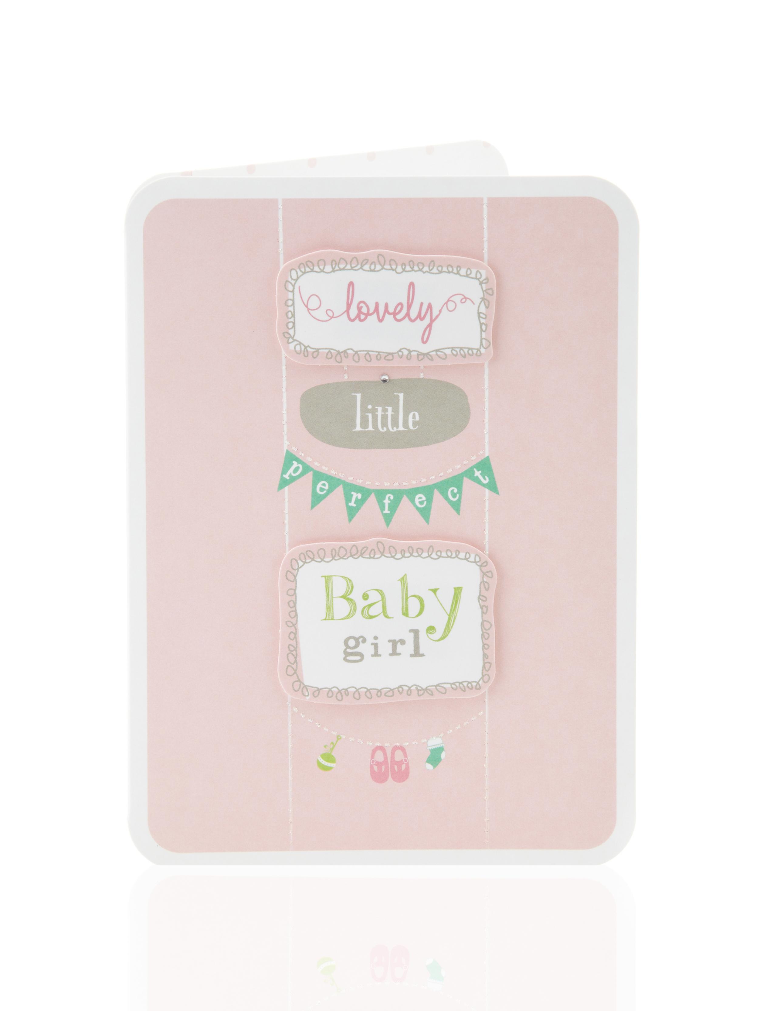 Perfect Baby Girl Greetings Card 1 of 2