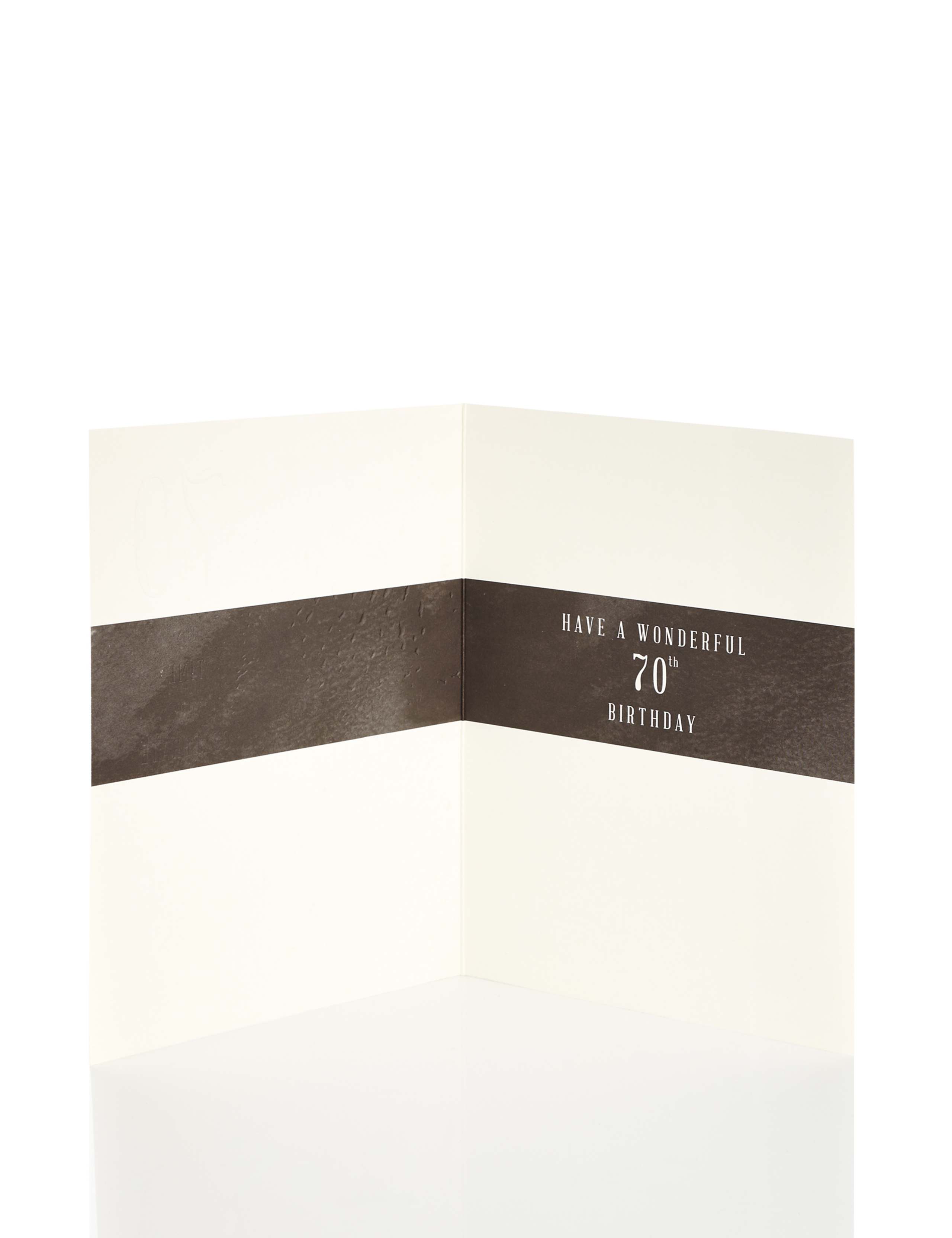 70th Birthday Sophisticated Lady Card 2 of 3