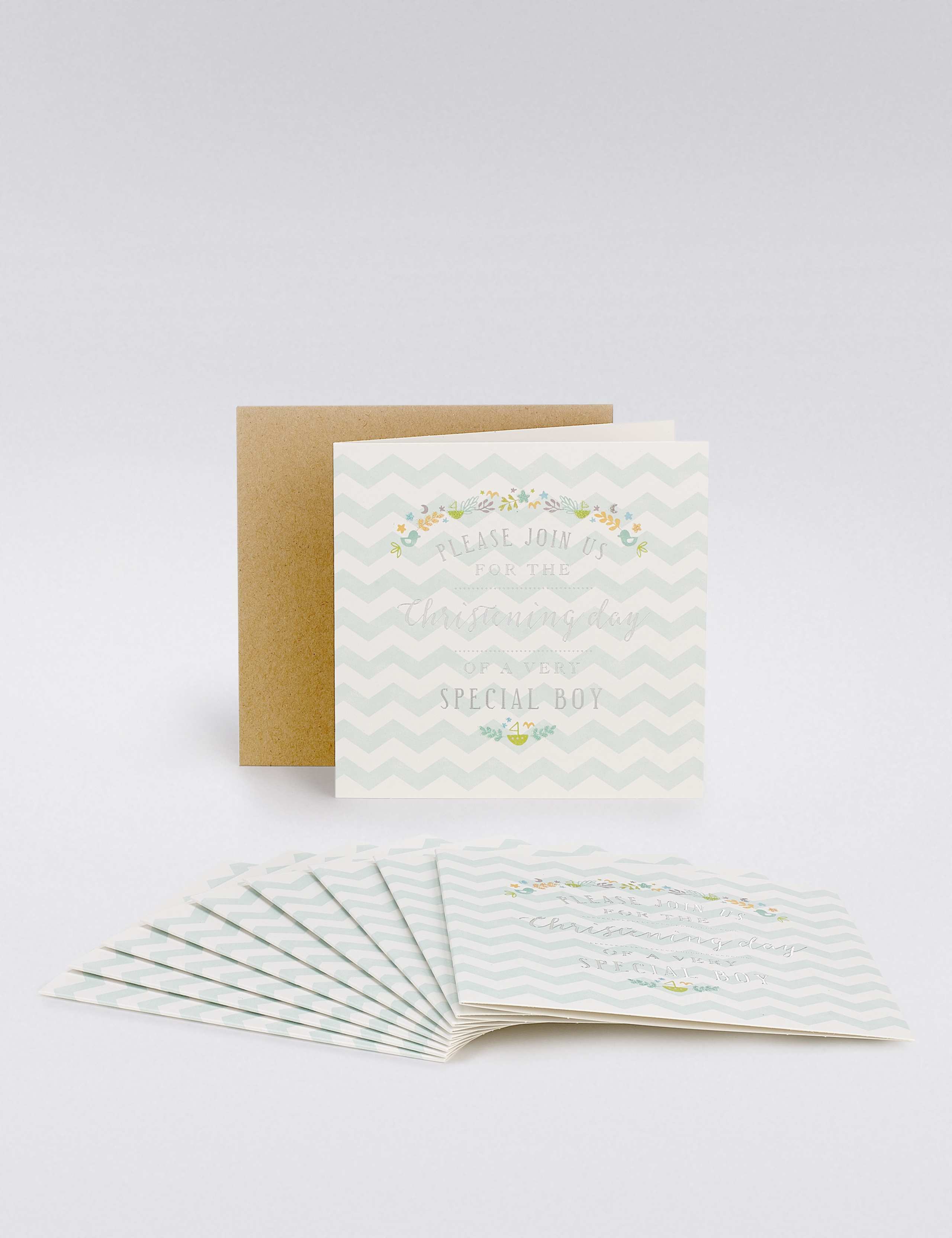 Boy Christening Invites 1 of 3
