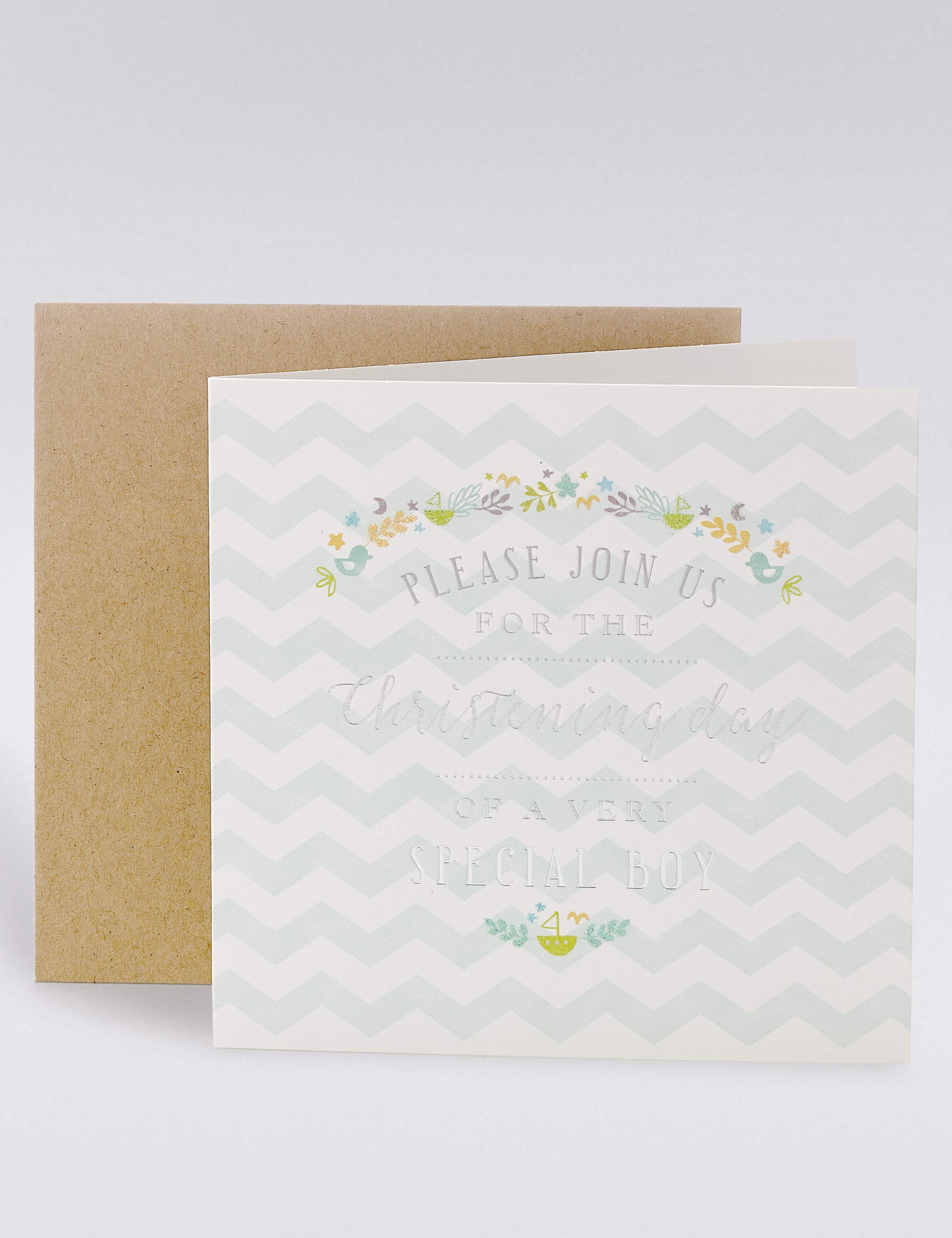 Boy Christening Invites 2 of 3