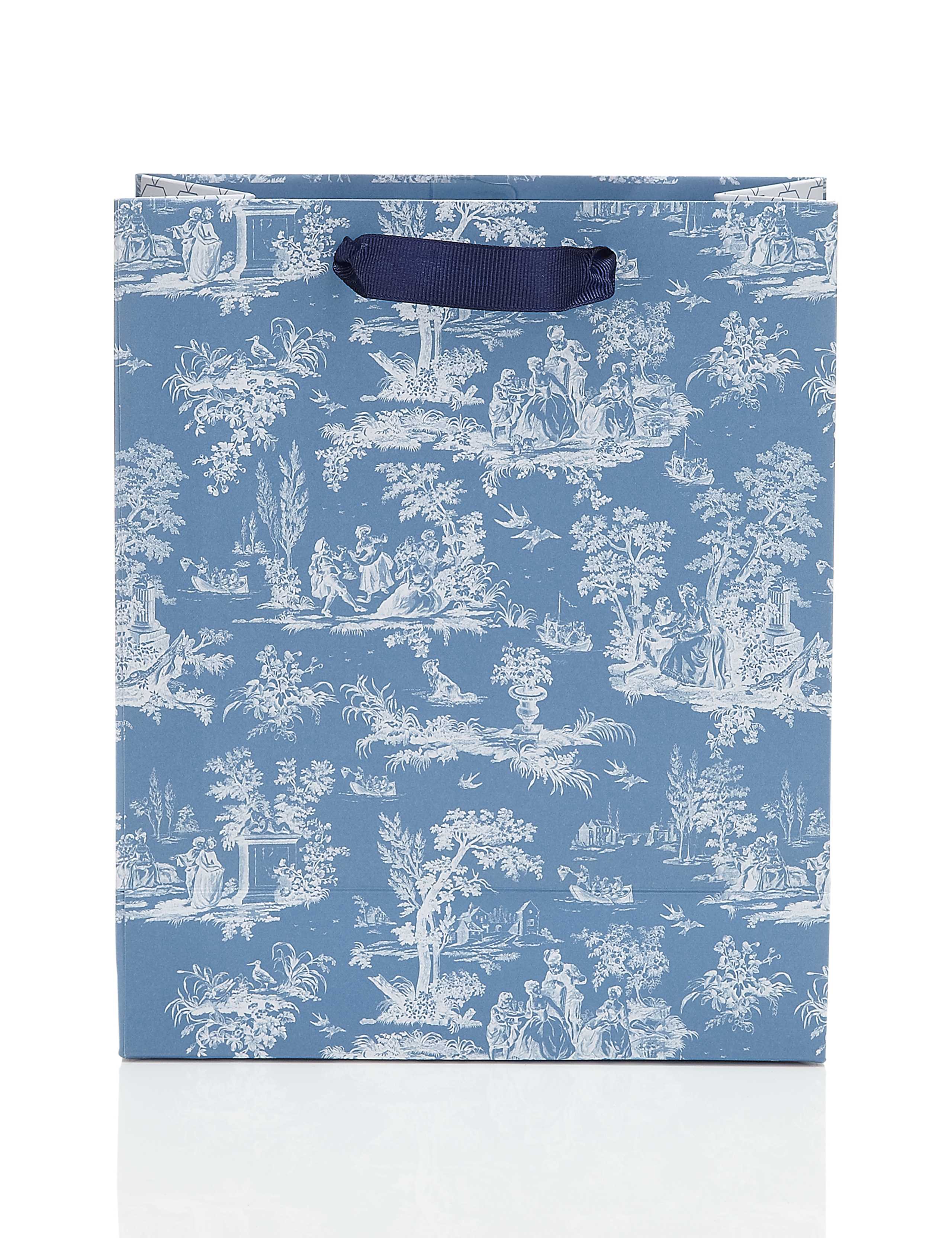 Trendy Toile Medium Gift Bag 1 of 2