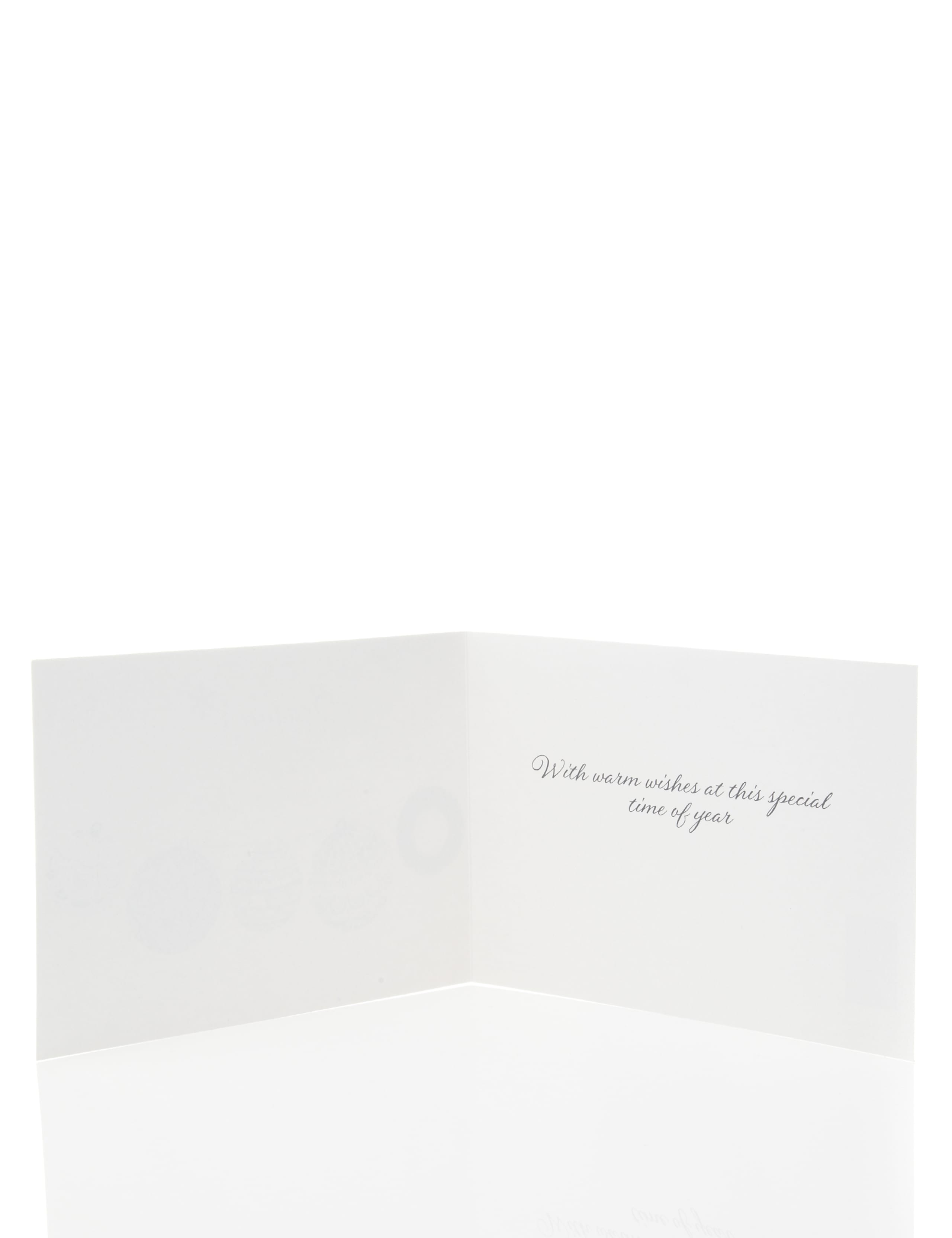 20 Silver Bauble Christmas Multipack of Cards 2 of 4