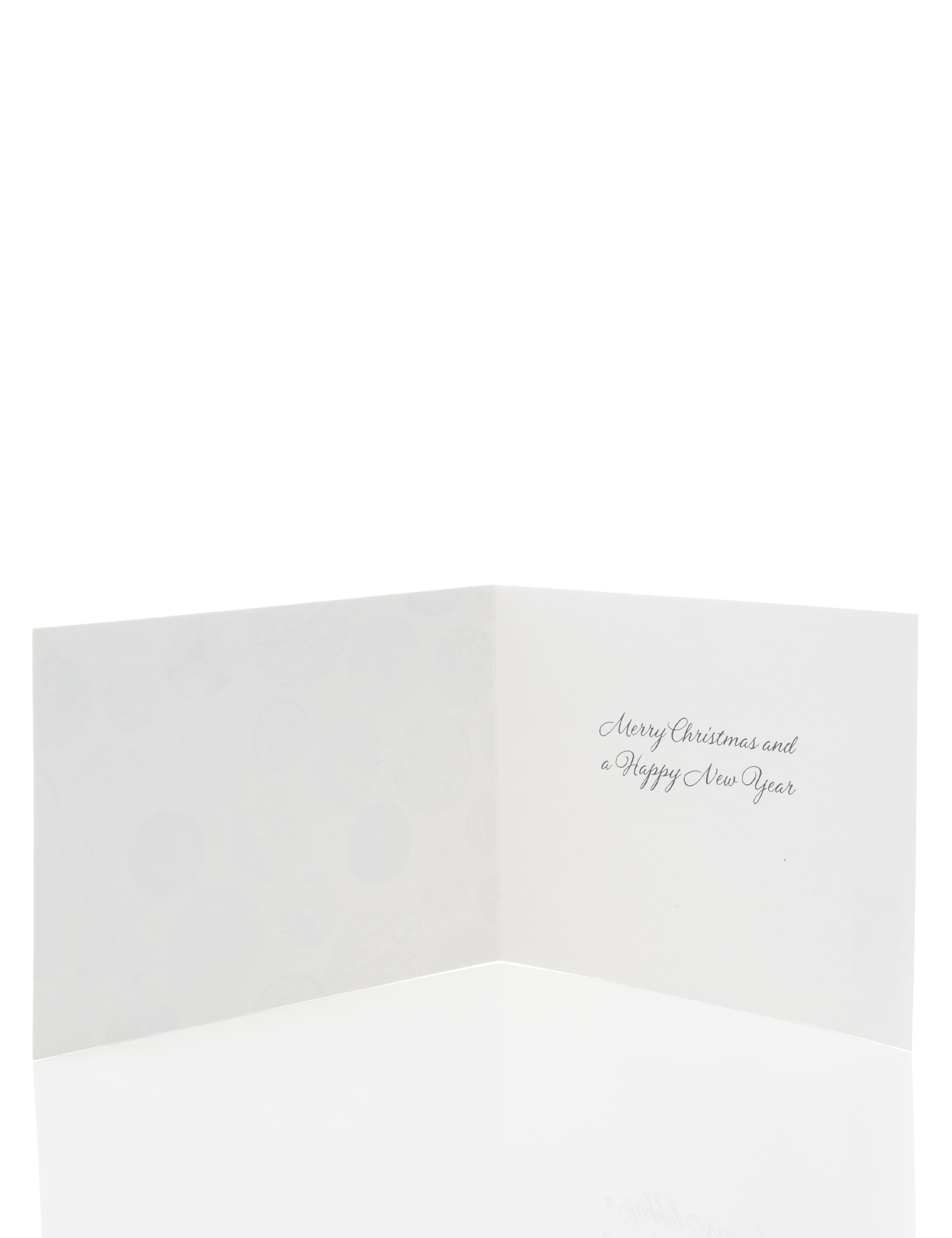 20 Silver Bauble Christmas Multipack of Cards 3 of 4