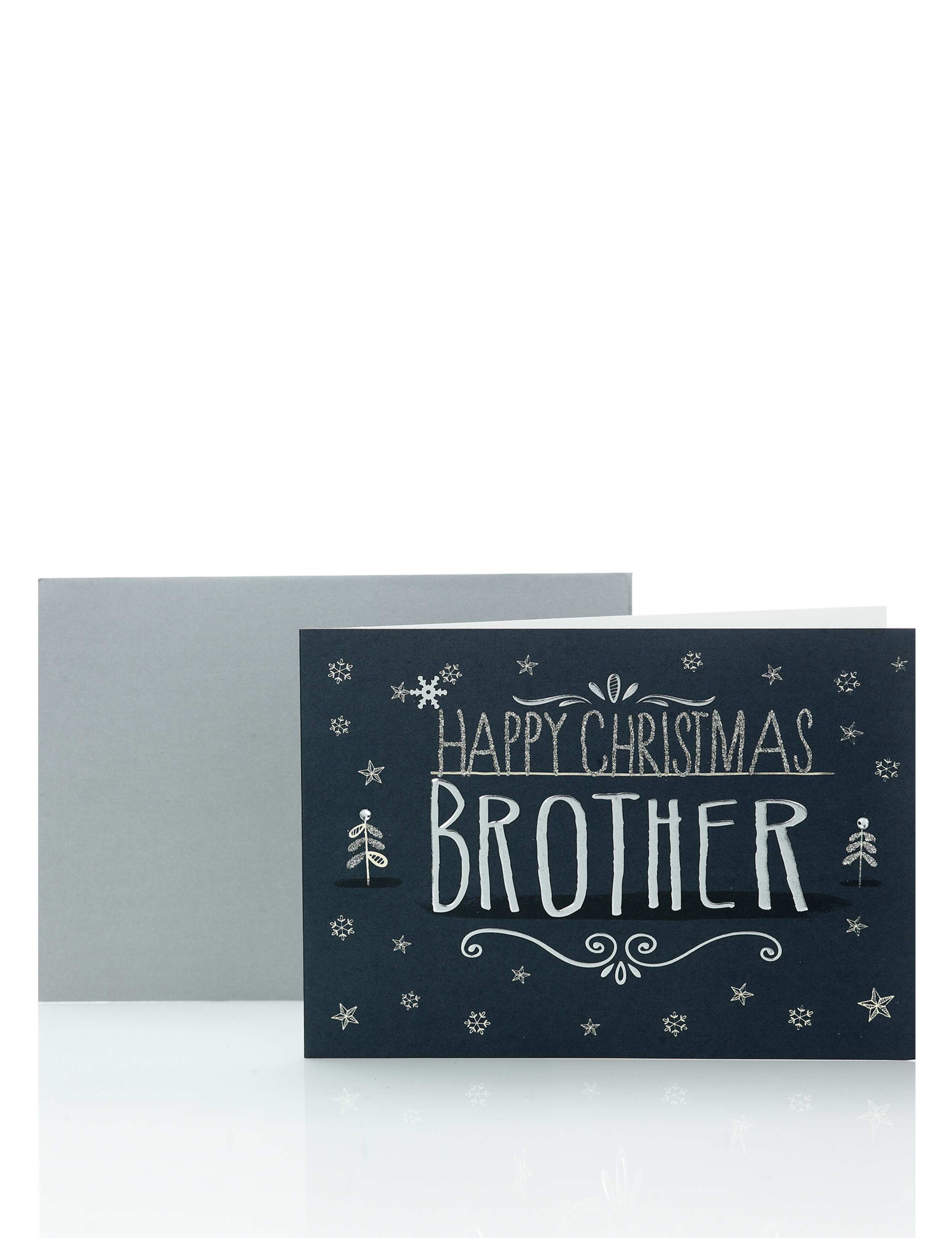 Brother Text Christmas Card 1 of 2