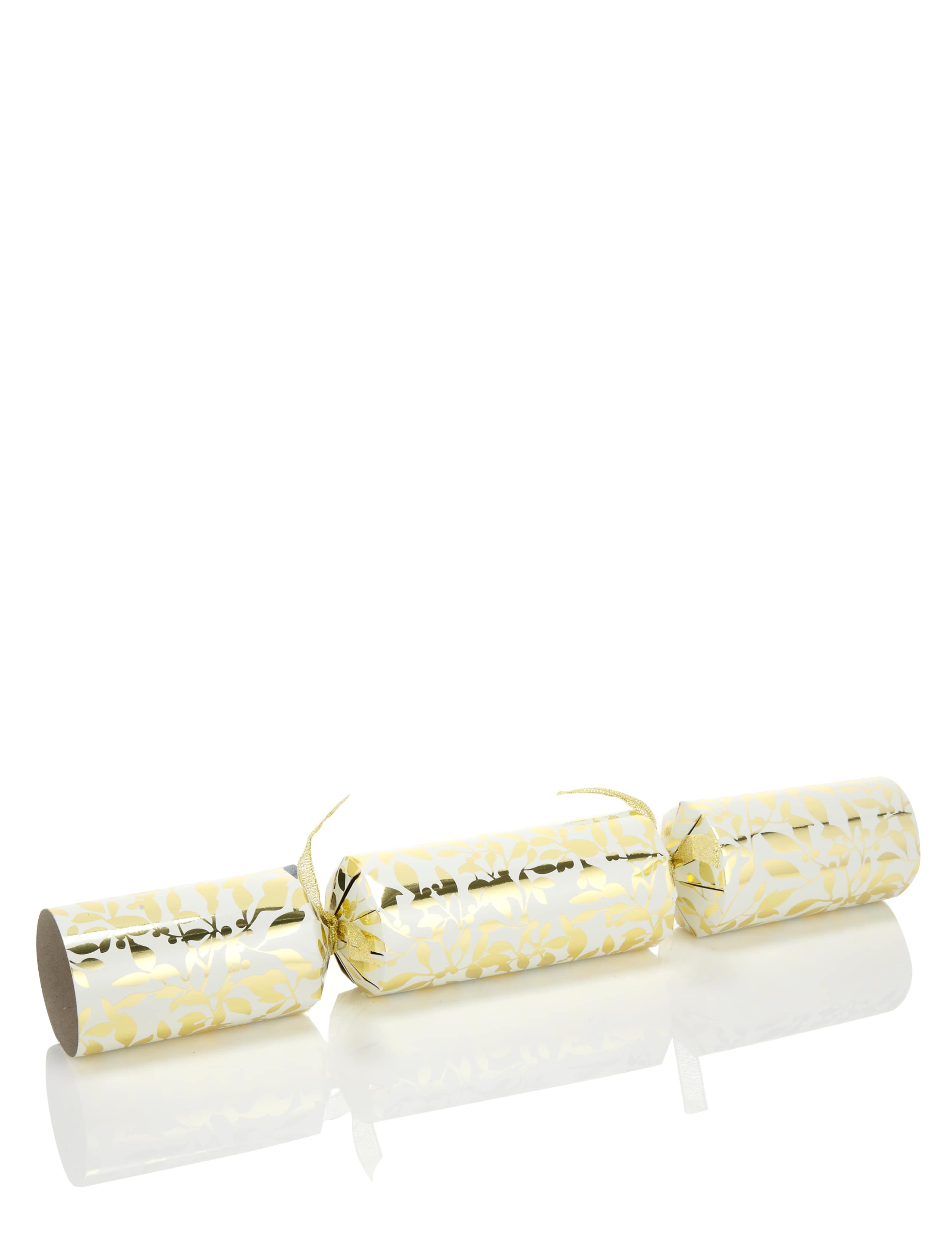 12 Gold Foliage Value Christmas Crackers 2 of 3