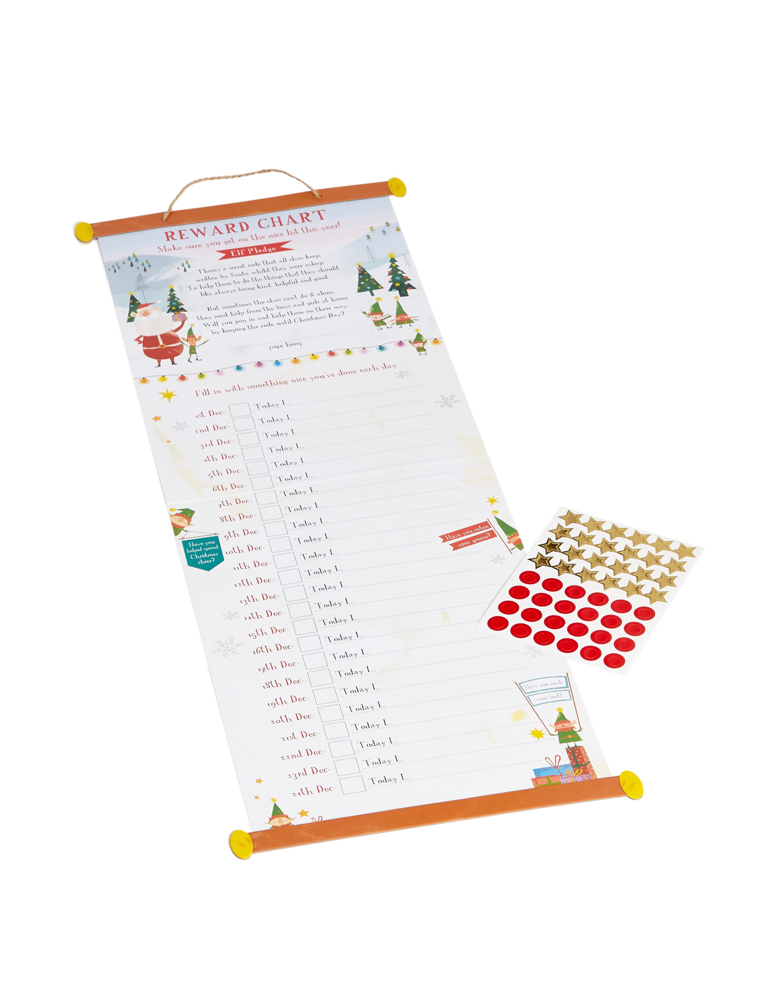 Christmas Reward Chart 2 of 4