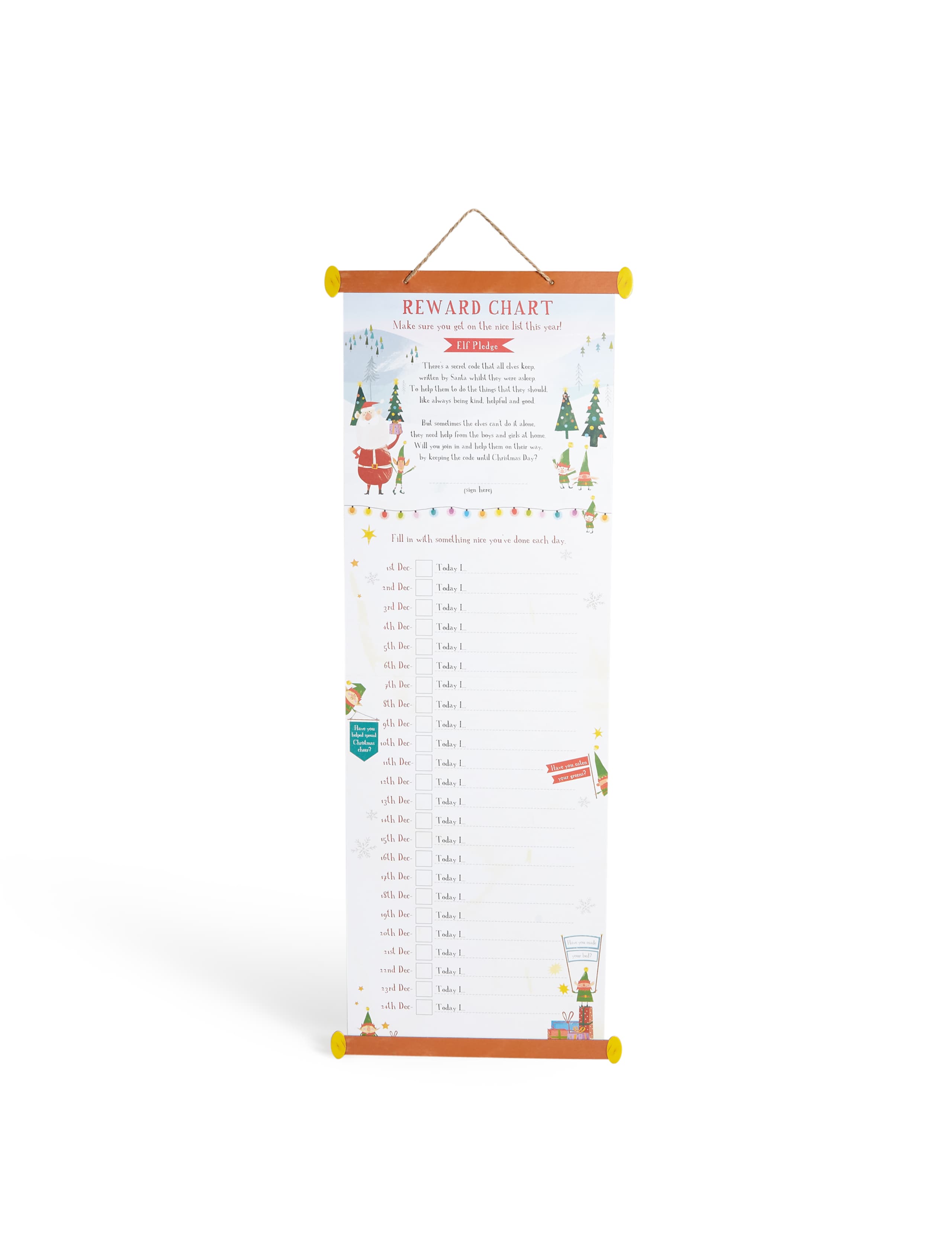 Christmas Reward Chart 3 of 4
