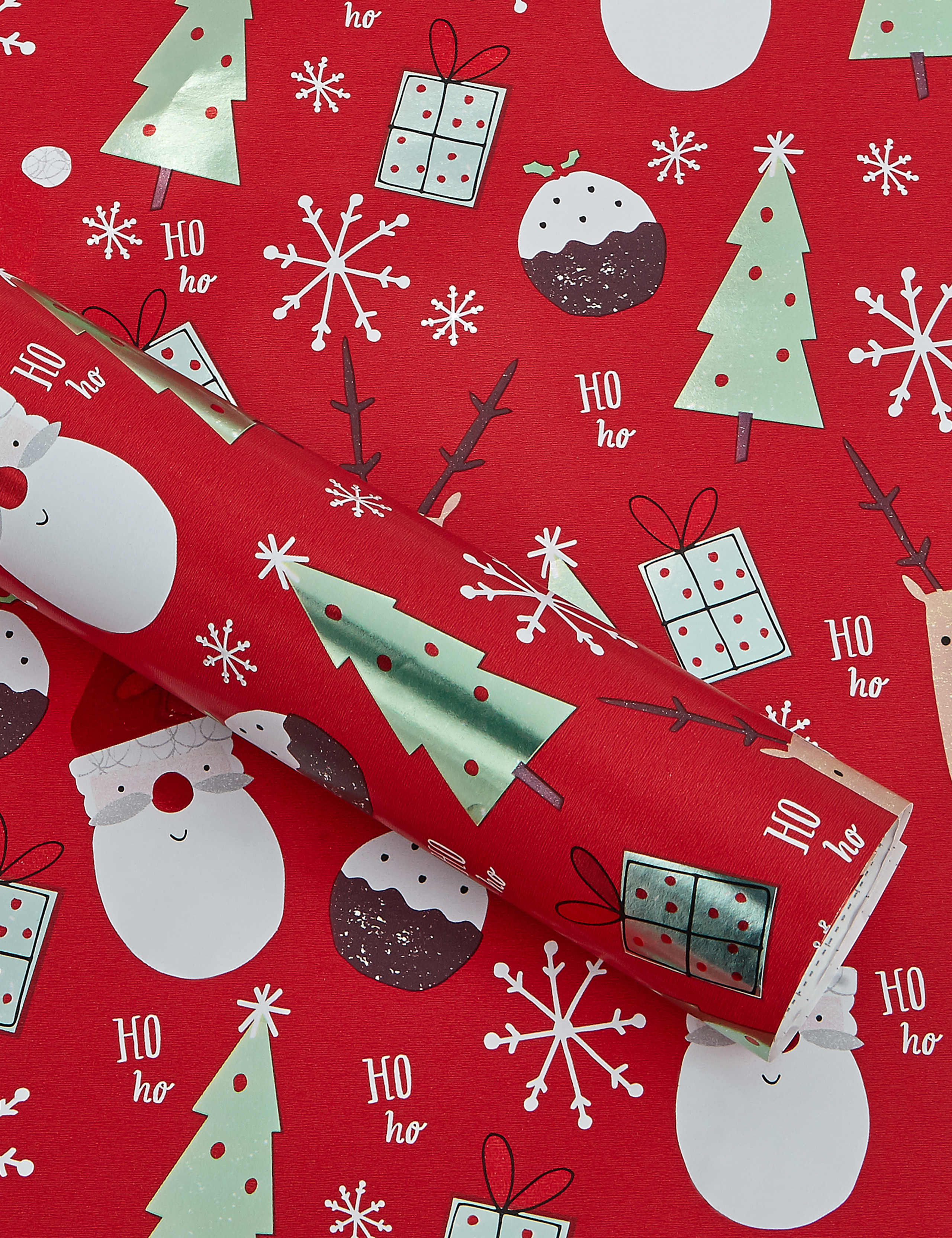 Fun Festive Illustrations 3m Christmas Wrapping Paper 1 of 3