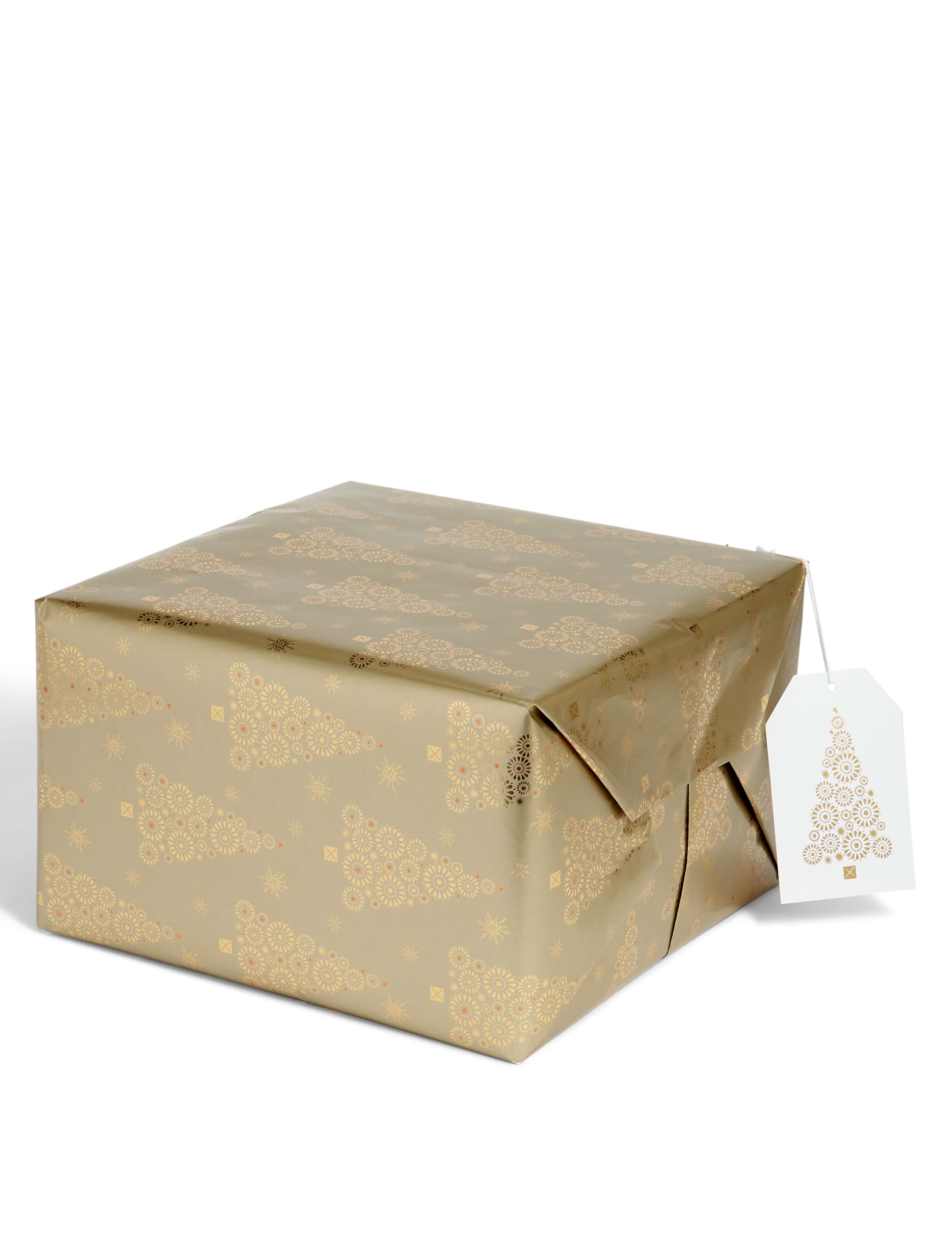 Hollywood Gold Tree 3m Christmas Wrapping Paper 3 of 3