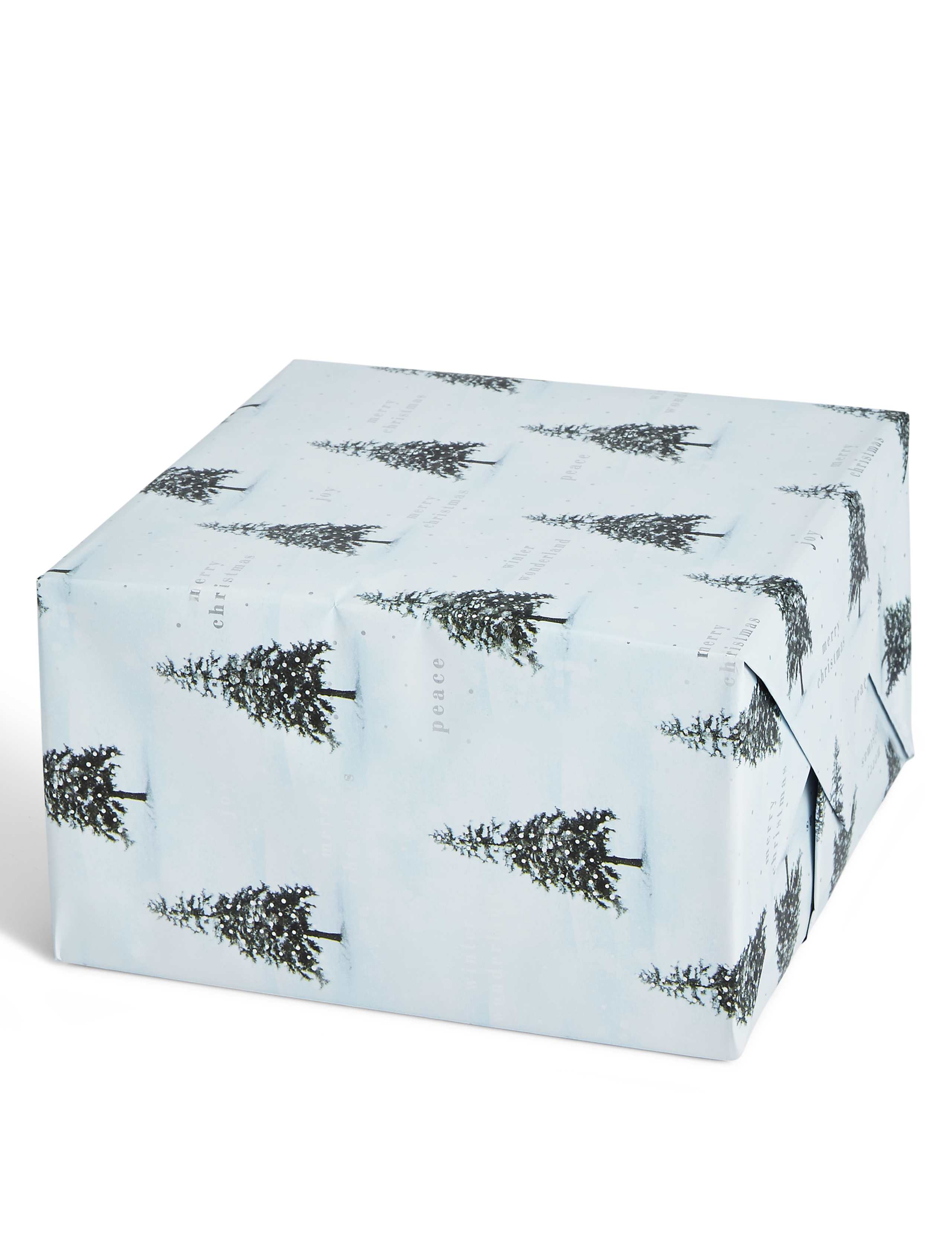 Nordic Noel Photographic Christmas Trees 3m Wrapping Paper 2 of 3