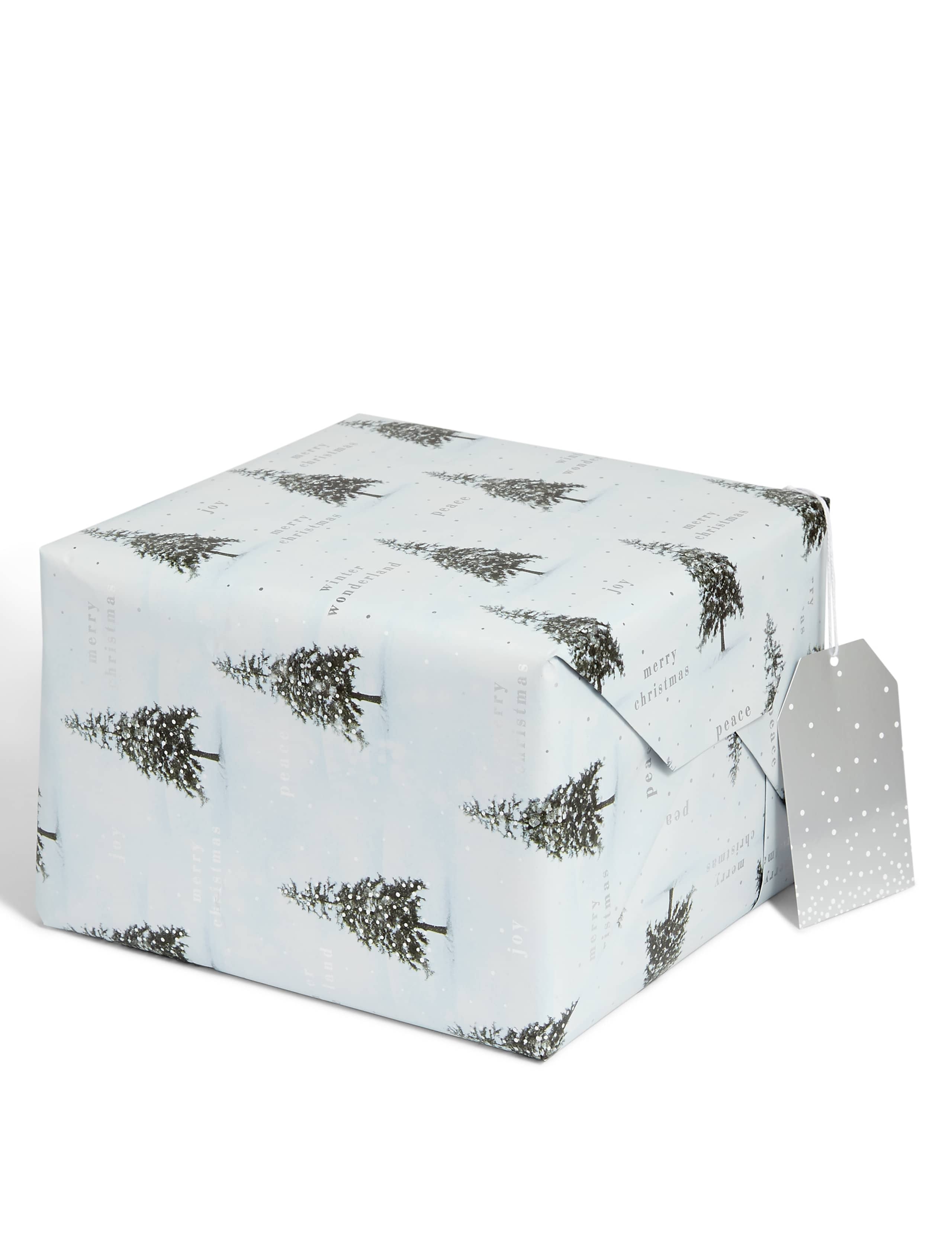 Nordic Noel Photographic Christmas Trees 3m Wrapping Paper 3 of 3