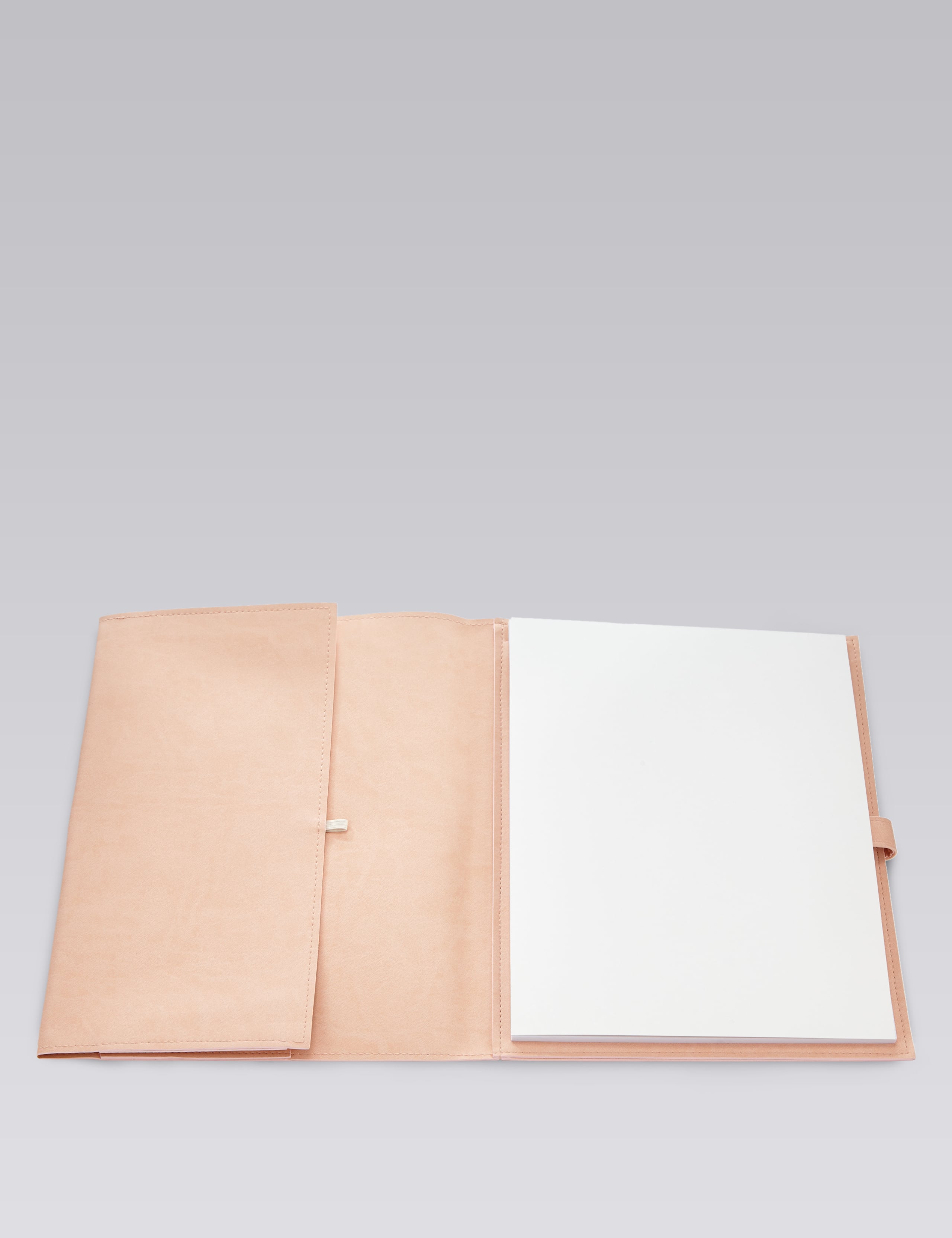Pink Mock Leather Folio with Notepad 3 of 3