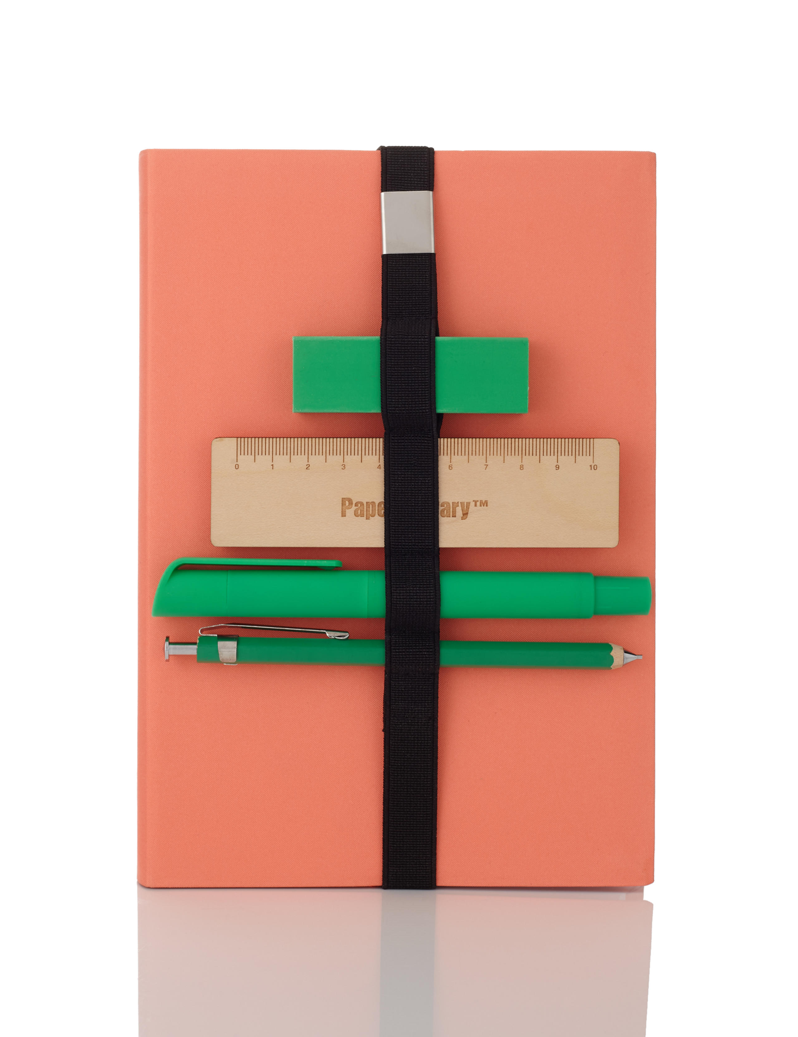 Coral A5 Unlined Notebook & Stationery Set 1 of 2