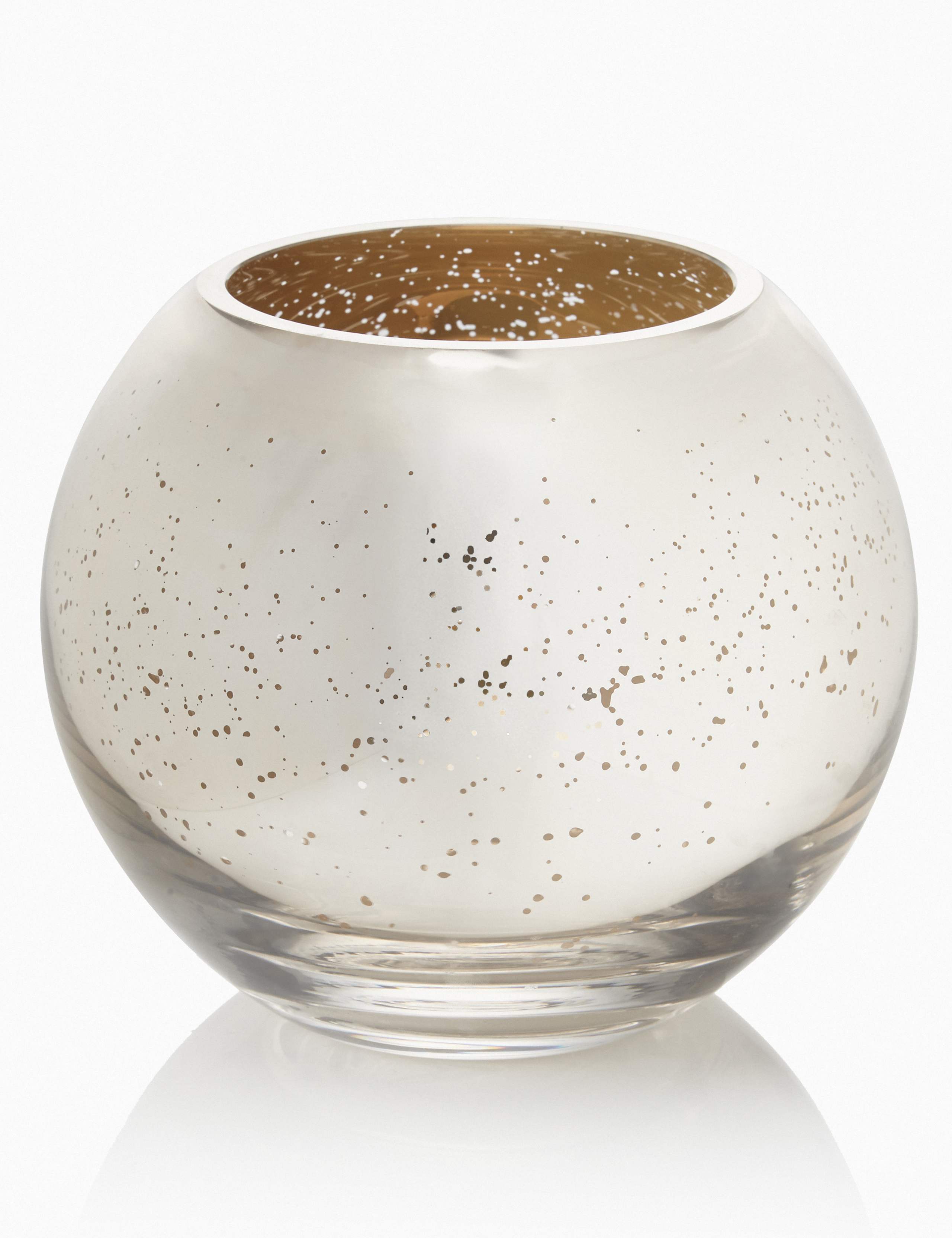 Mercury Finish Fish Bowl Vase 1 of 1