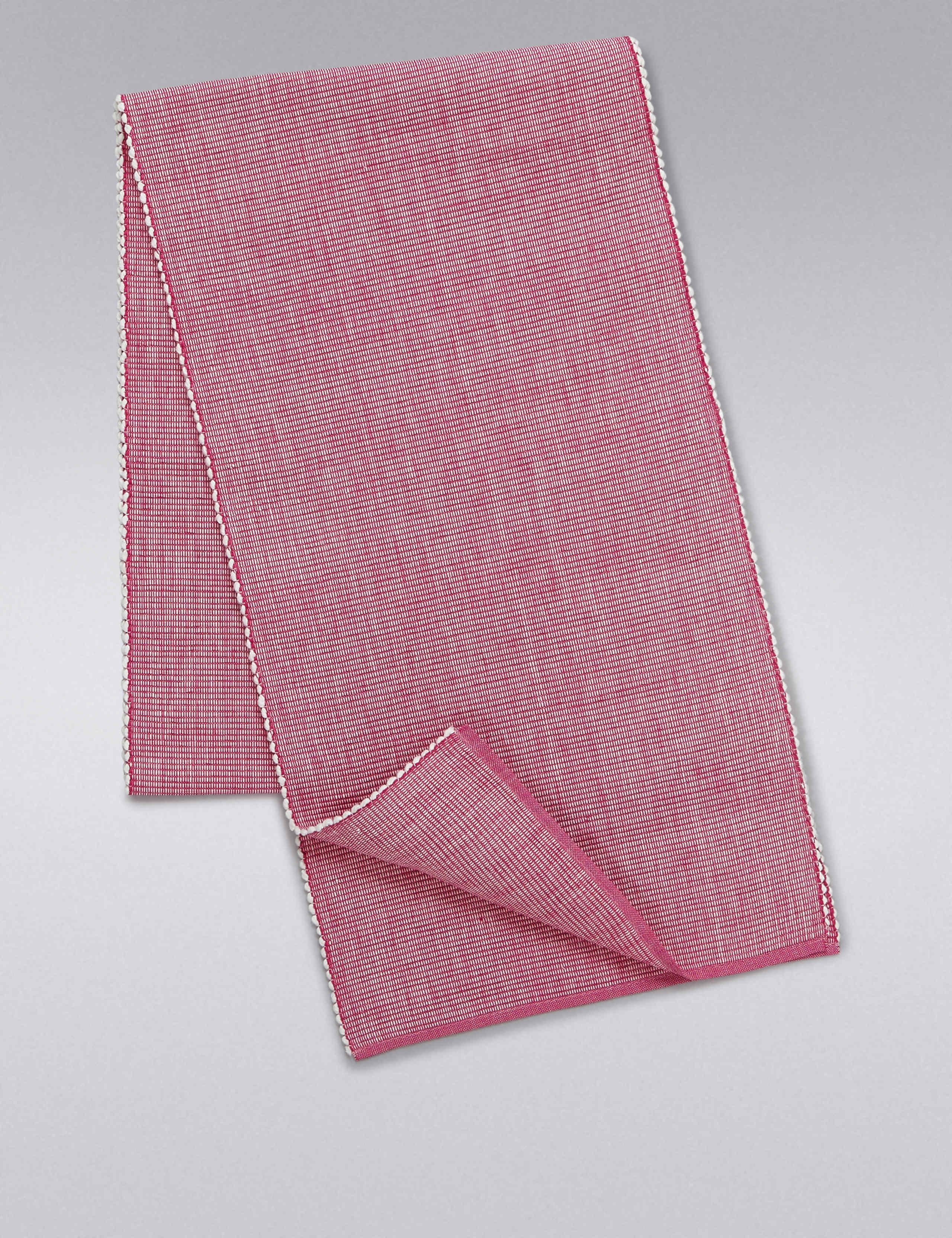 Cotton Ribbed Table Runner 1 of 1