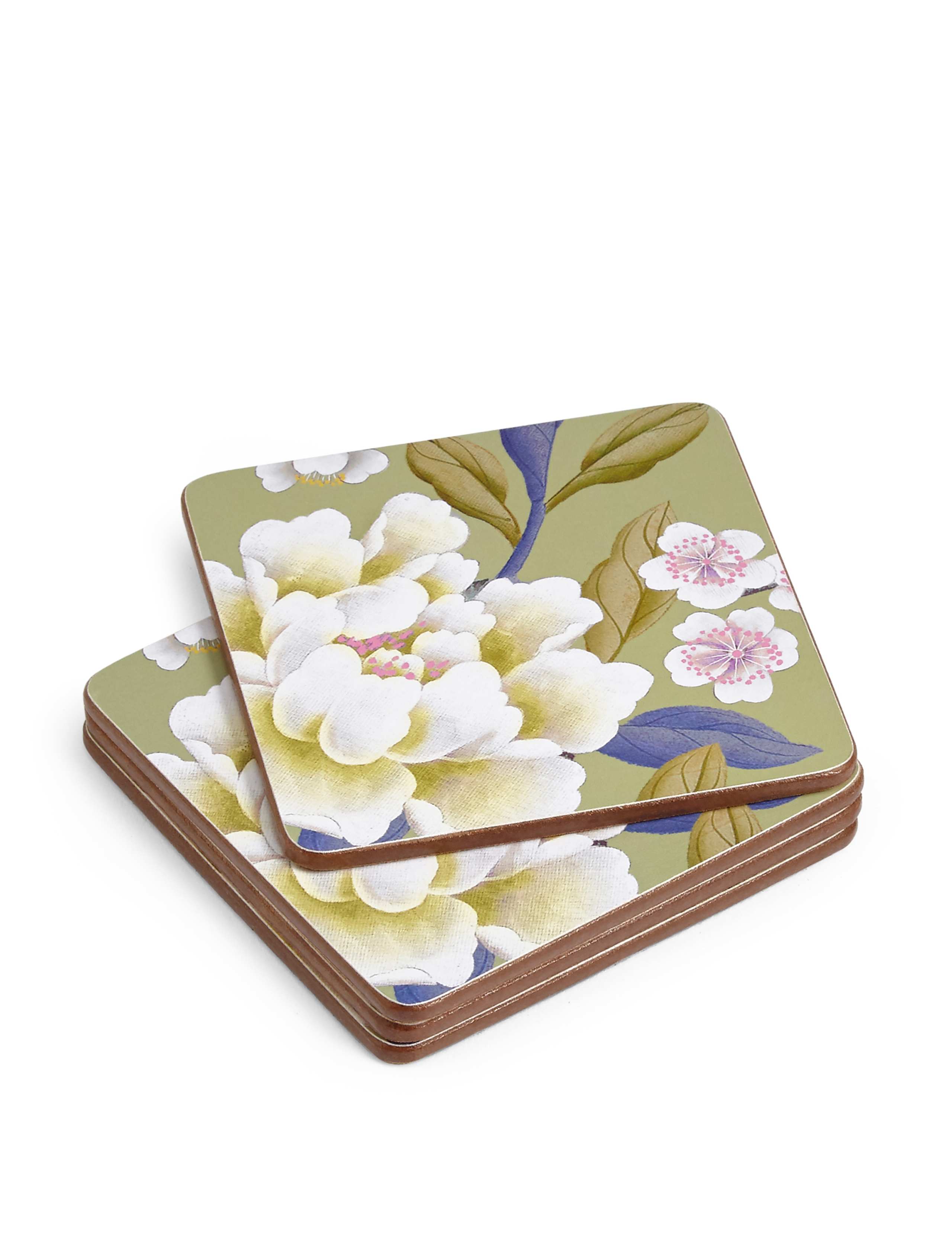 Bird Floral Cork Mats & Coasters 4 of 5