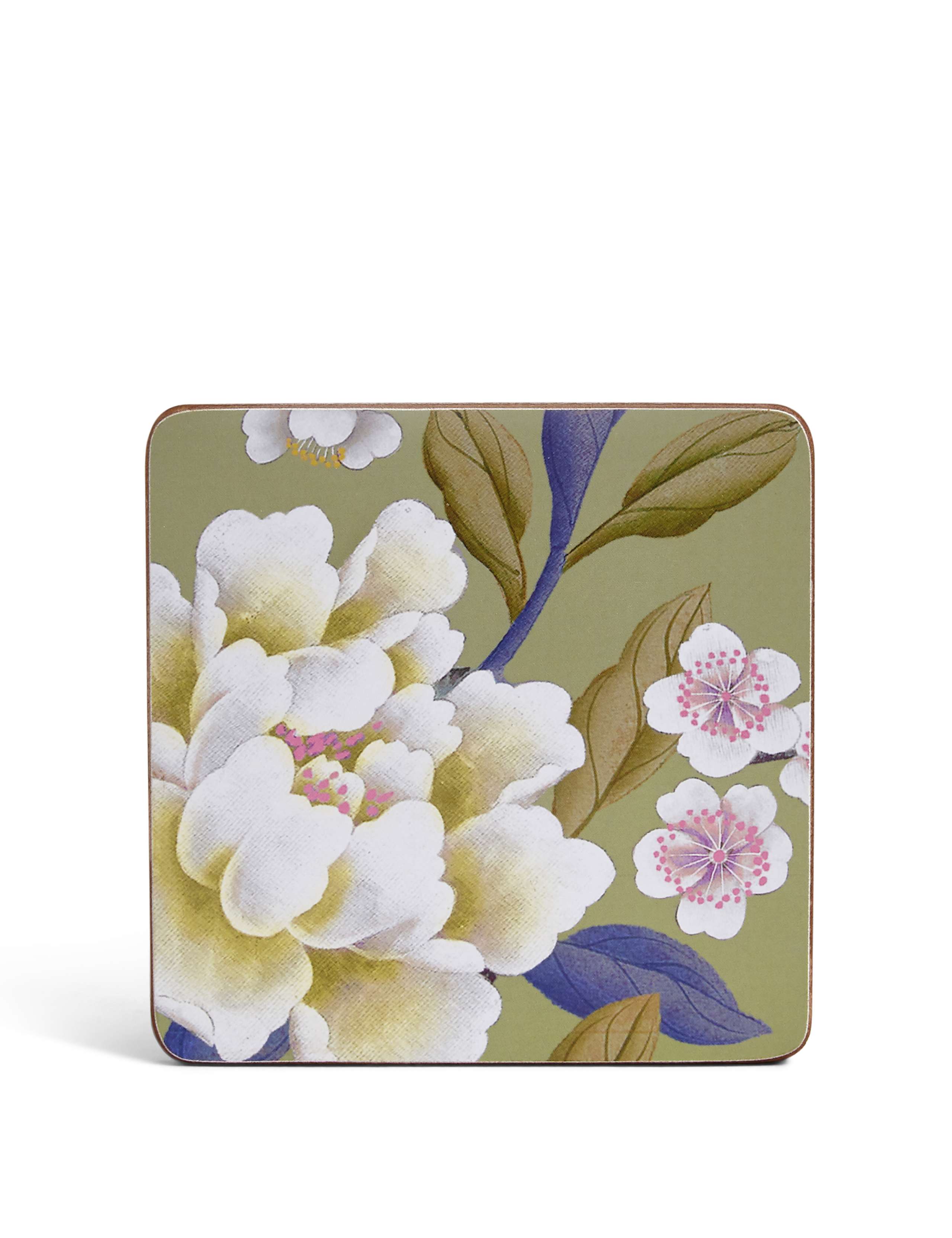 Bird Floral Cork Mats & Coasters 5 of 5