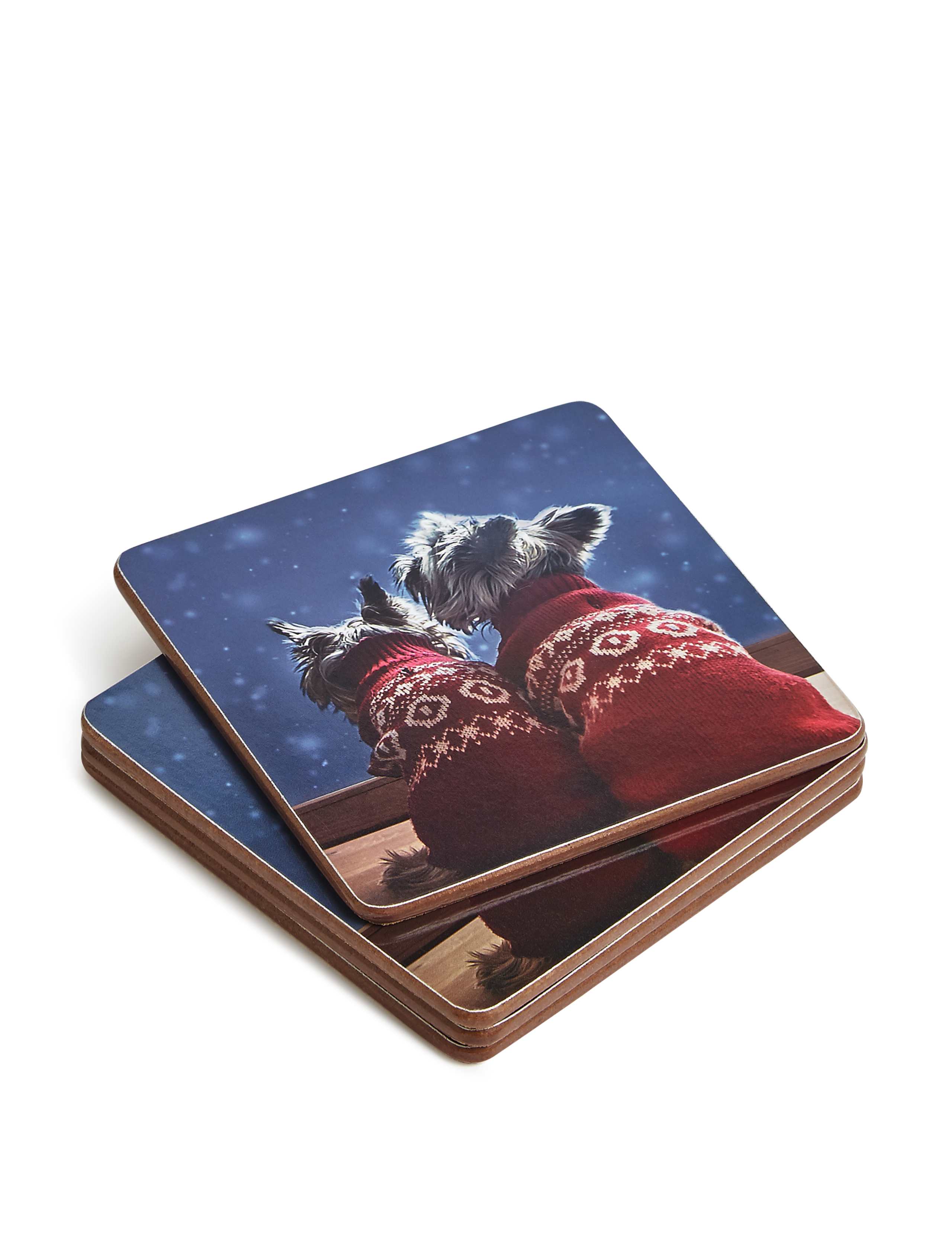 4 Westie & Friend Mats & Coasters 5 of 7