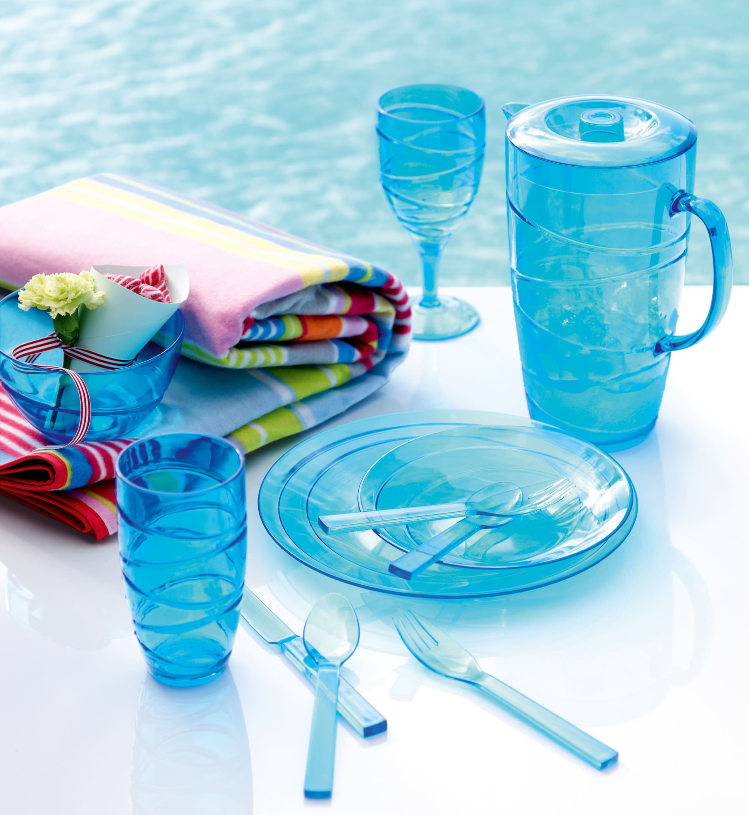 Paradise Striped Picnic Rug 2 of 2