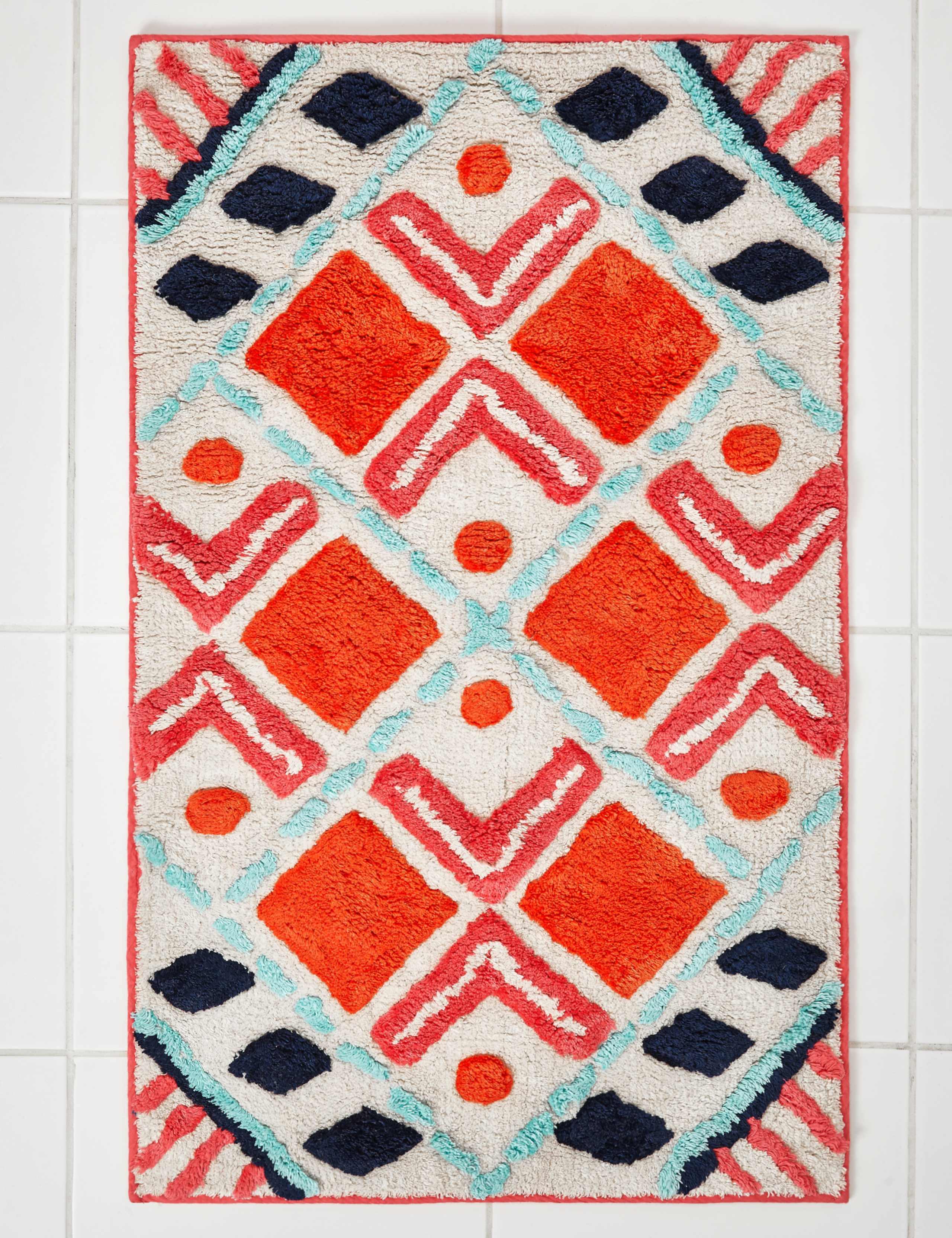 Large Scale Peruvian Patterned Mat | M&S
