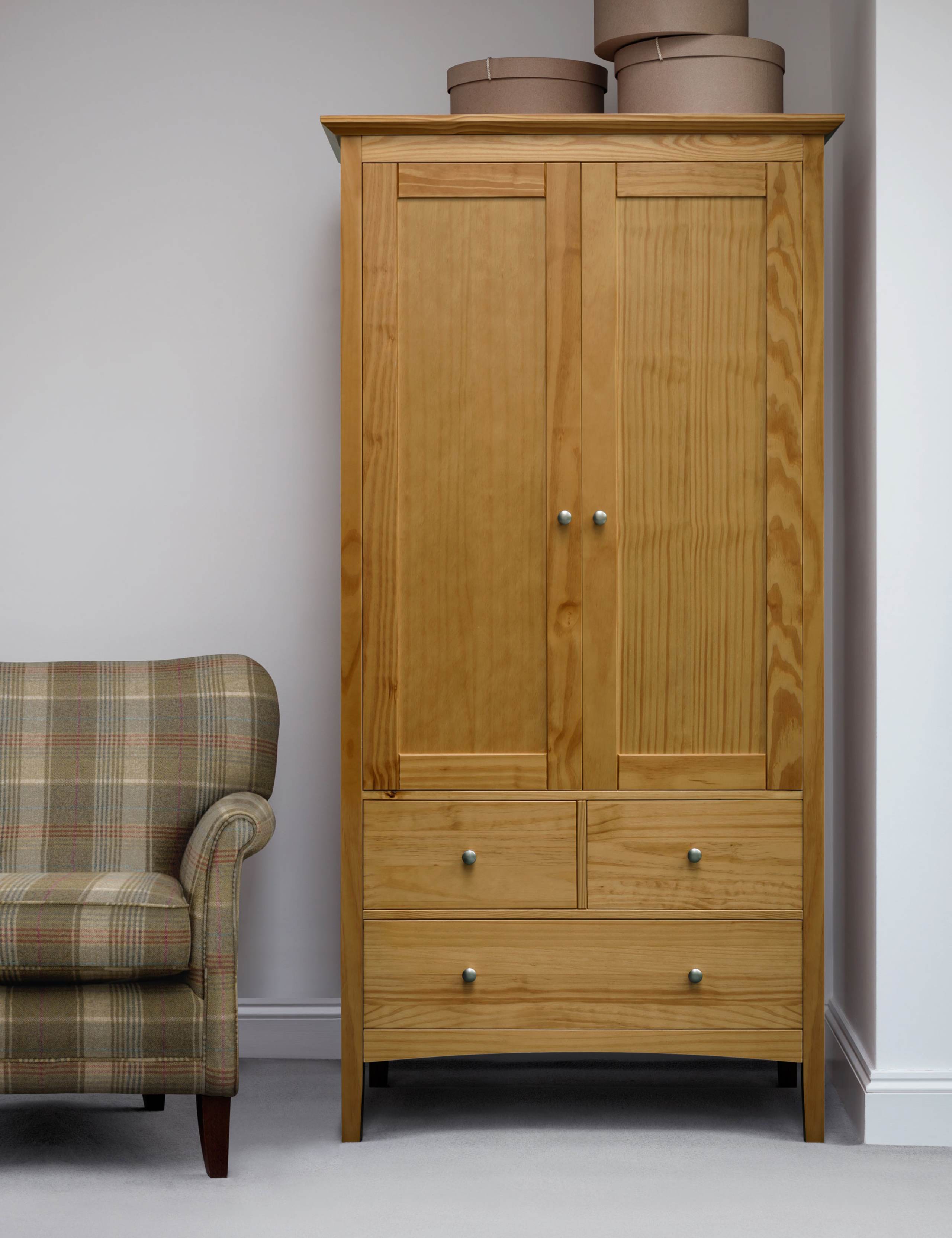 Hastings Light Natural Double Wardrobe 6 of 7