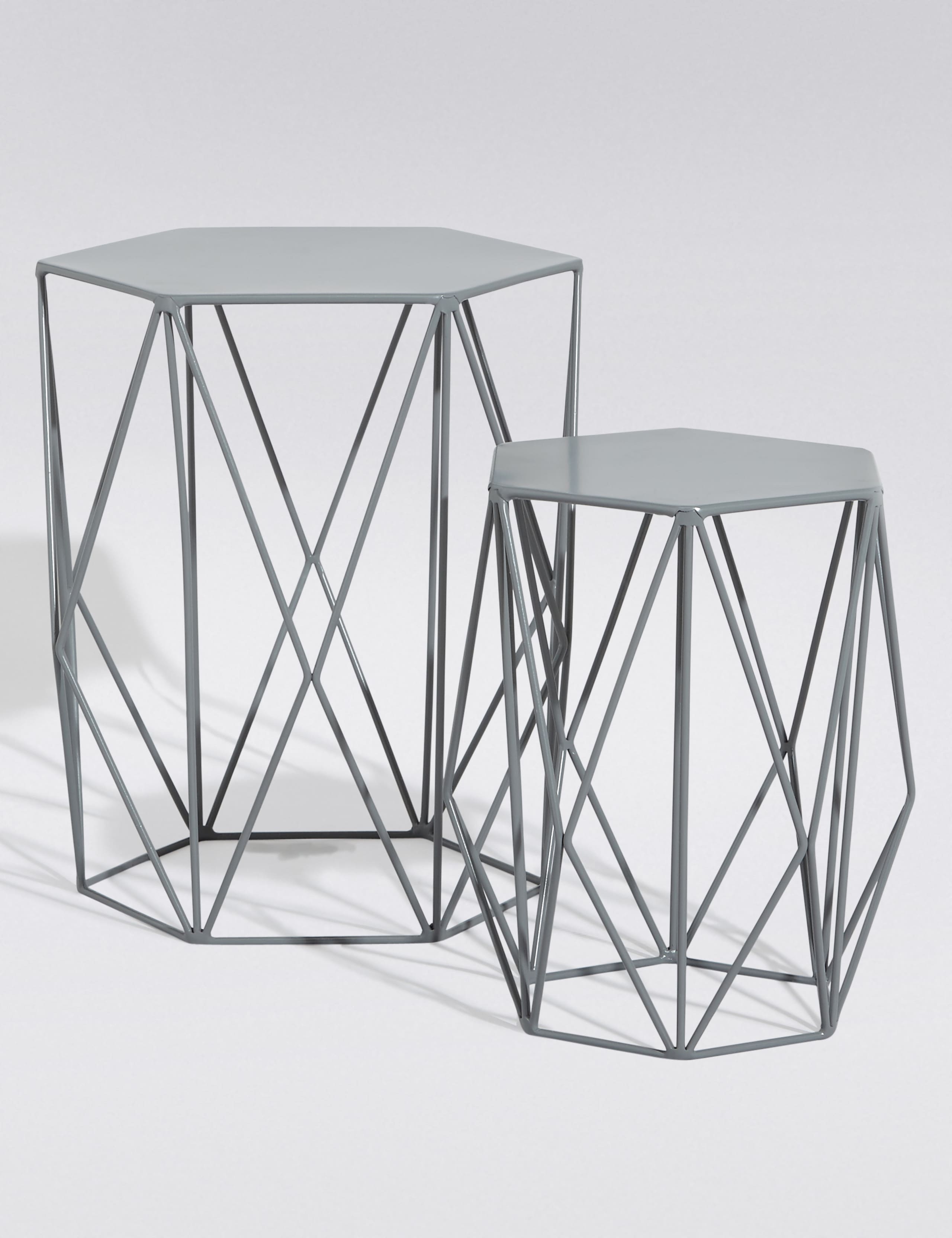 Wire Nest Grey Set of 2 1 of 5