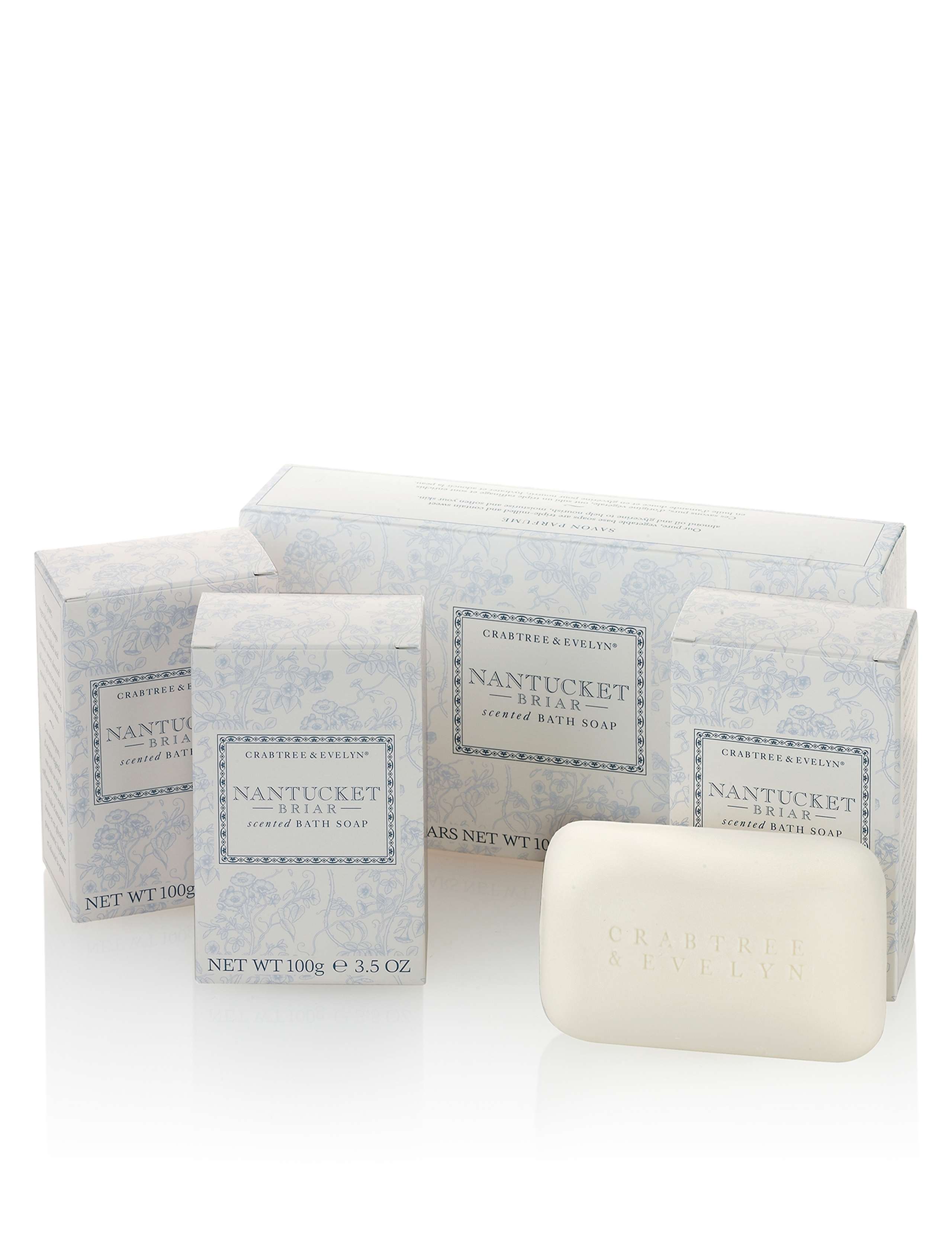 Nantucket Briar Soap Set 3 x 100g 1 of 2