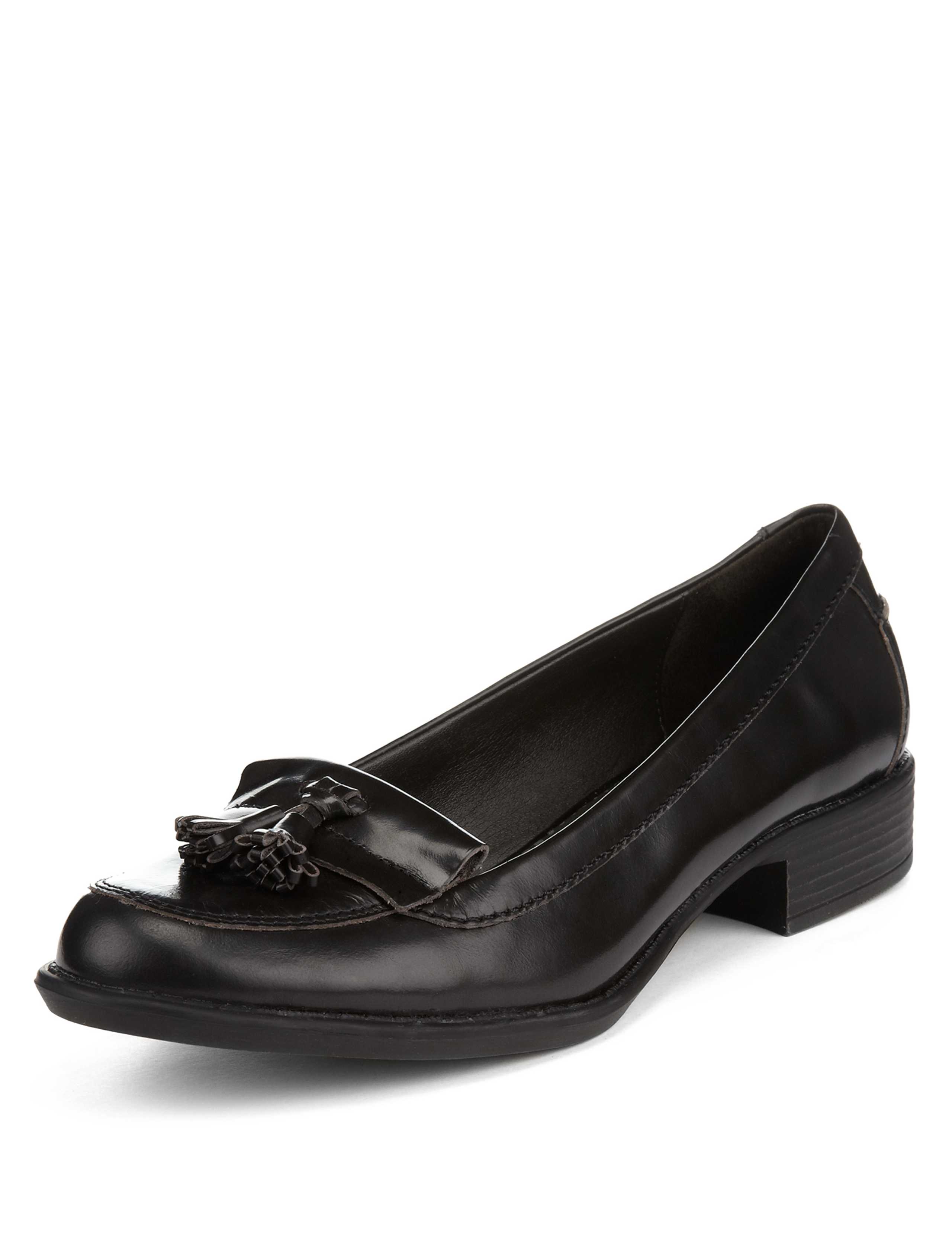 Leather Wide Fit Tassel Loafers 1 of 3