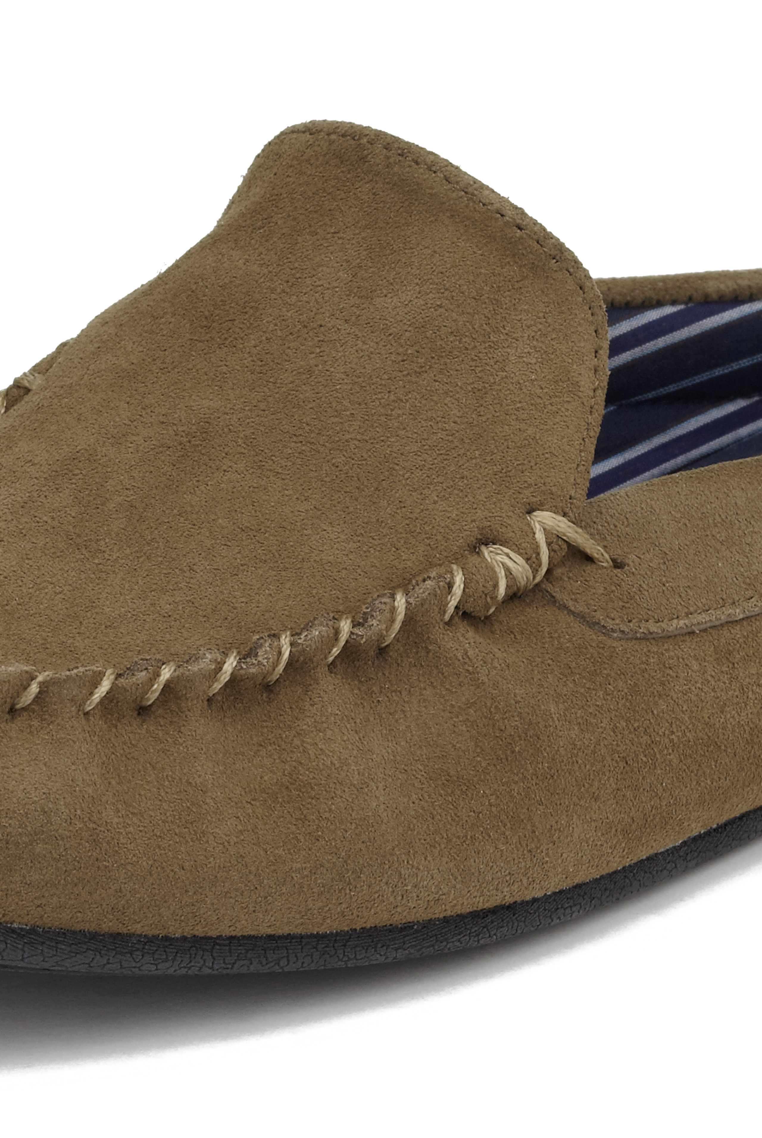 Freshfeet™ Suede Mule Slippers with Silver Technology 4 of 4