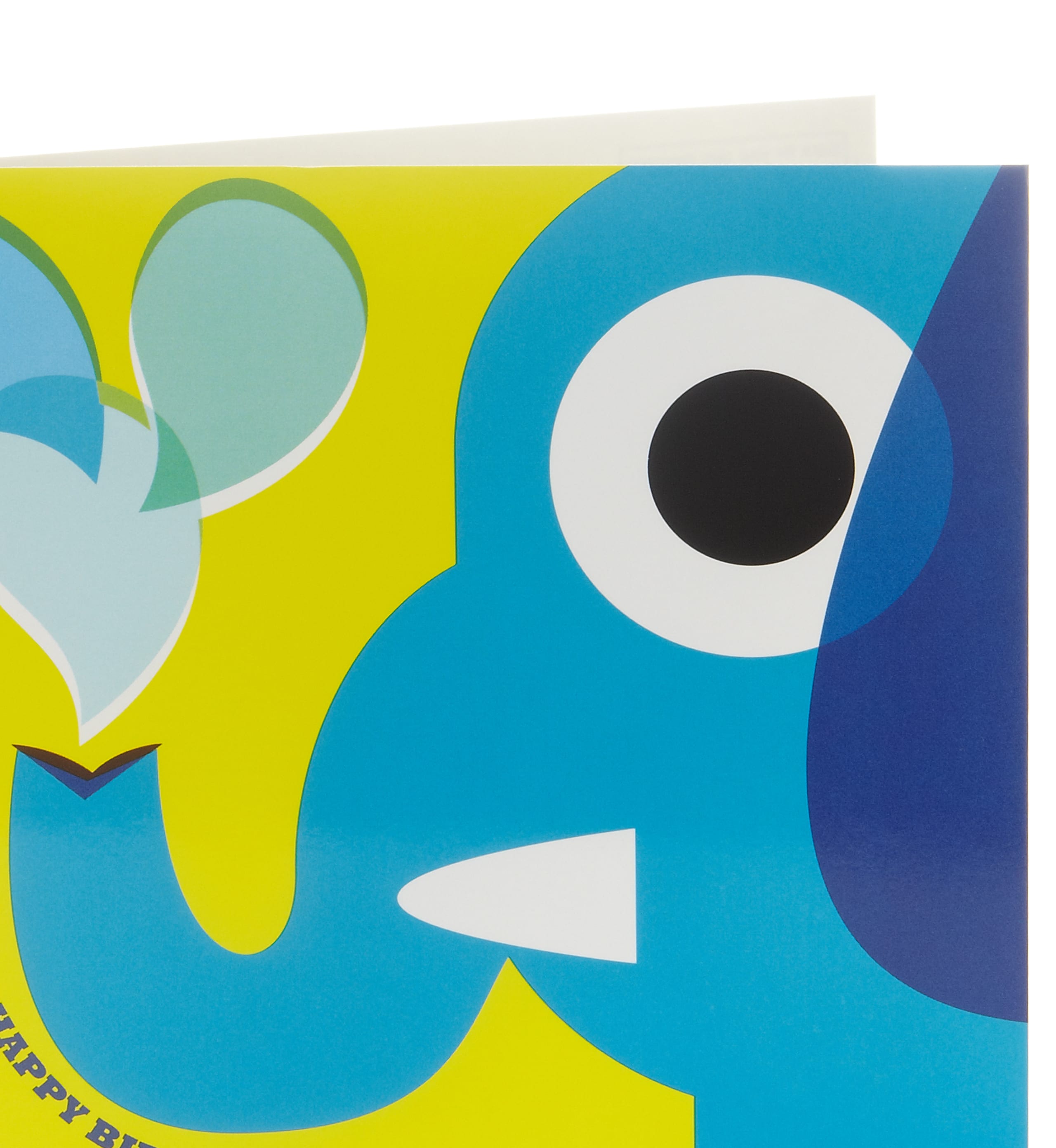 Bright Elephant Birthday Card for Kids 2 of 2