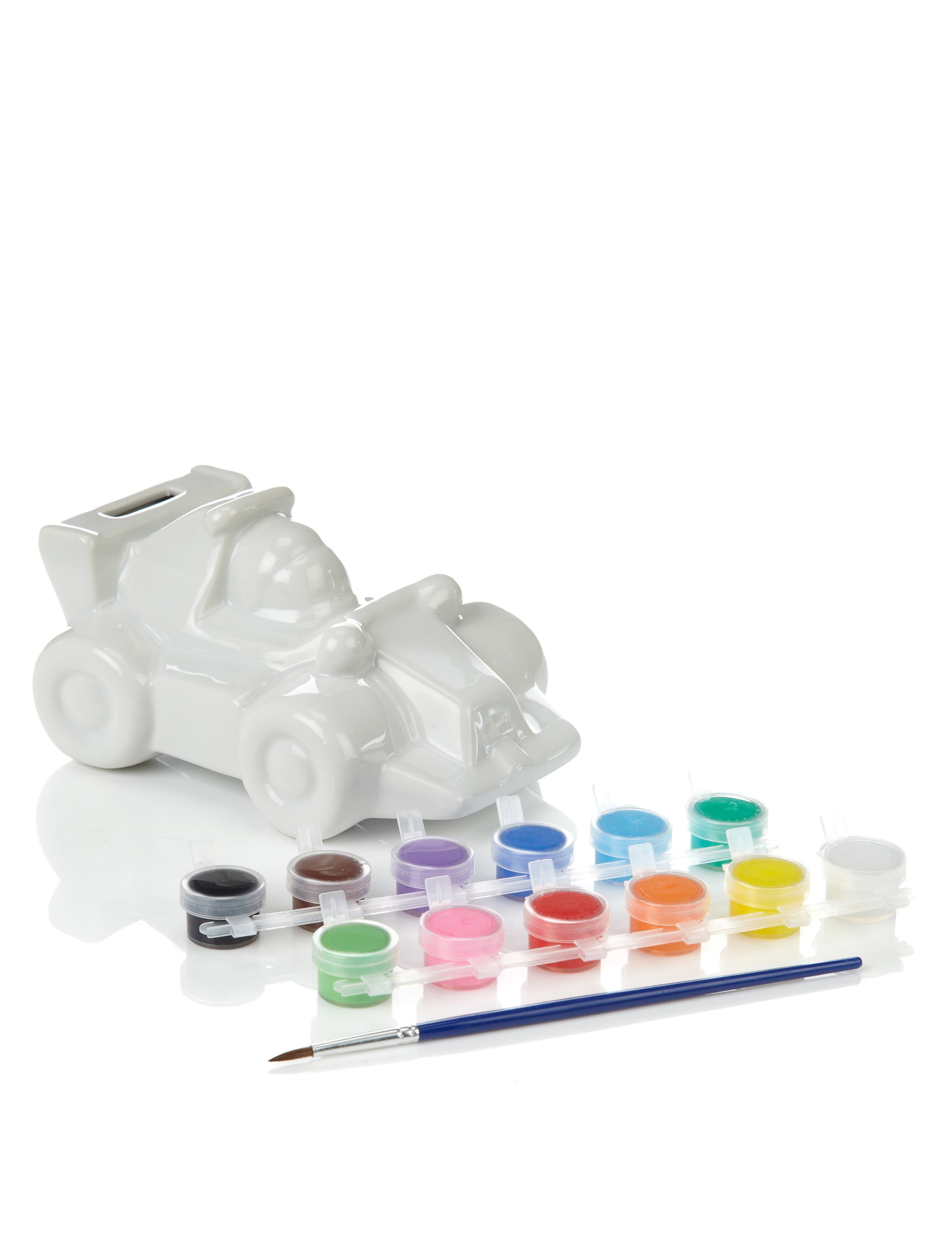 Kids' Stuff Decorate Your Own Racing Car Money Box Toy Set 2 of 3