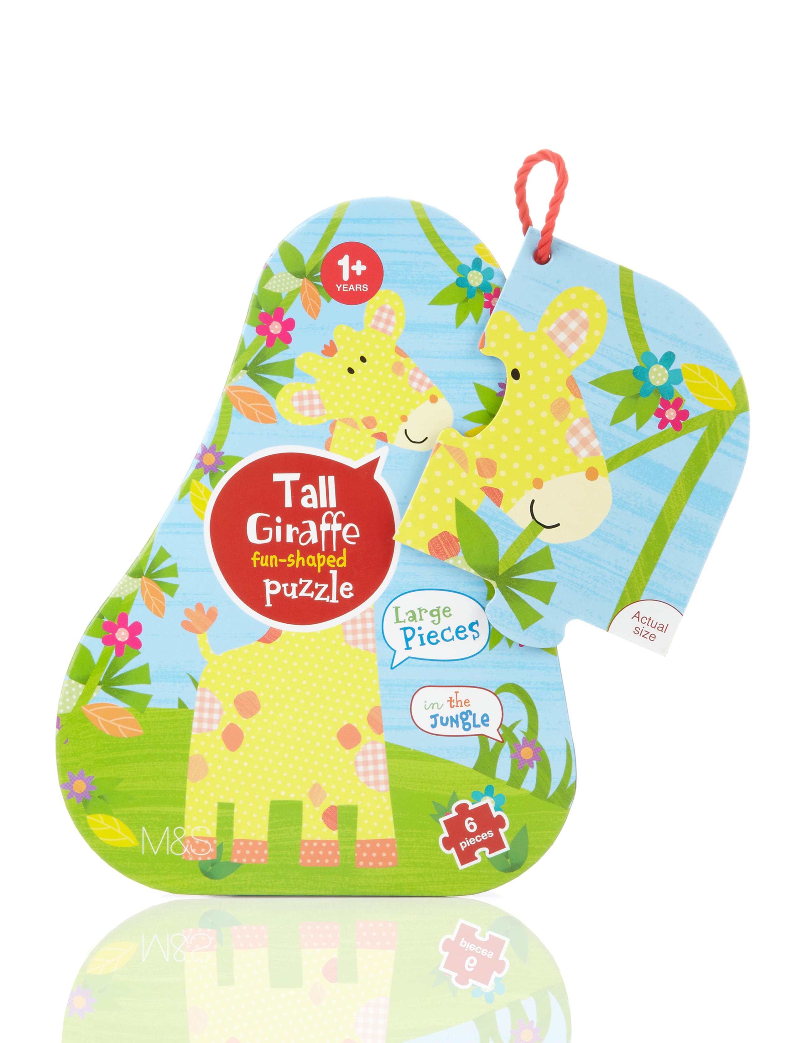 Tall Giraffe Fun-Shaped Puzzle 1 of 3